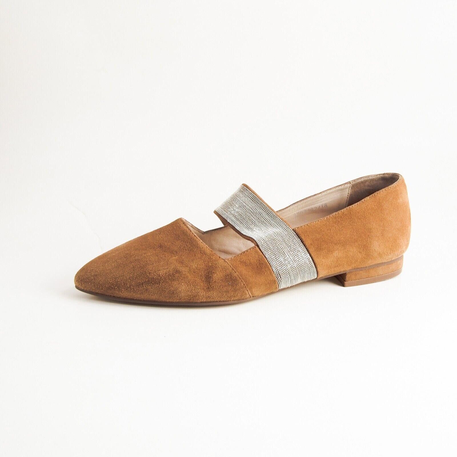 STEFFEN SCHRAUT Steffen Schraut Mary Jane Flats Brown Suede EU 39 US 9 Size US 9 / IT 39 - 1 Thumbnail
