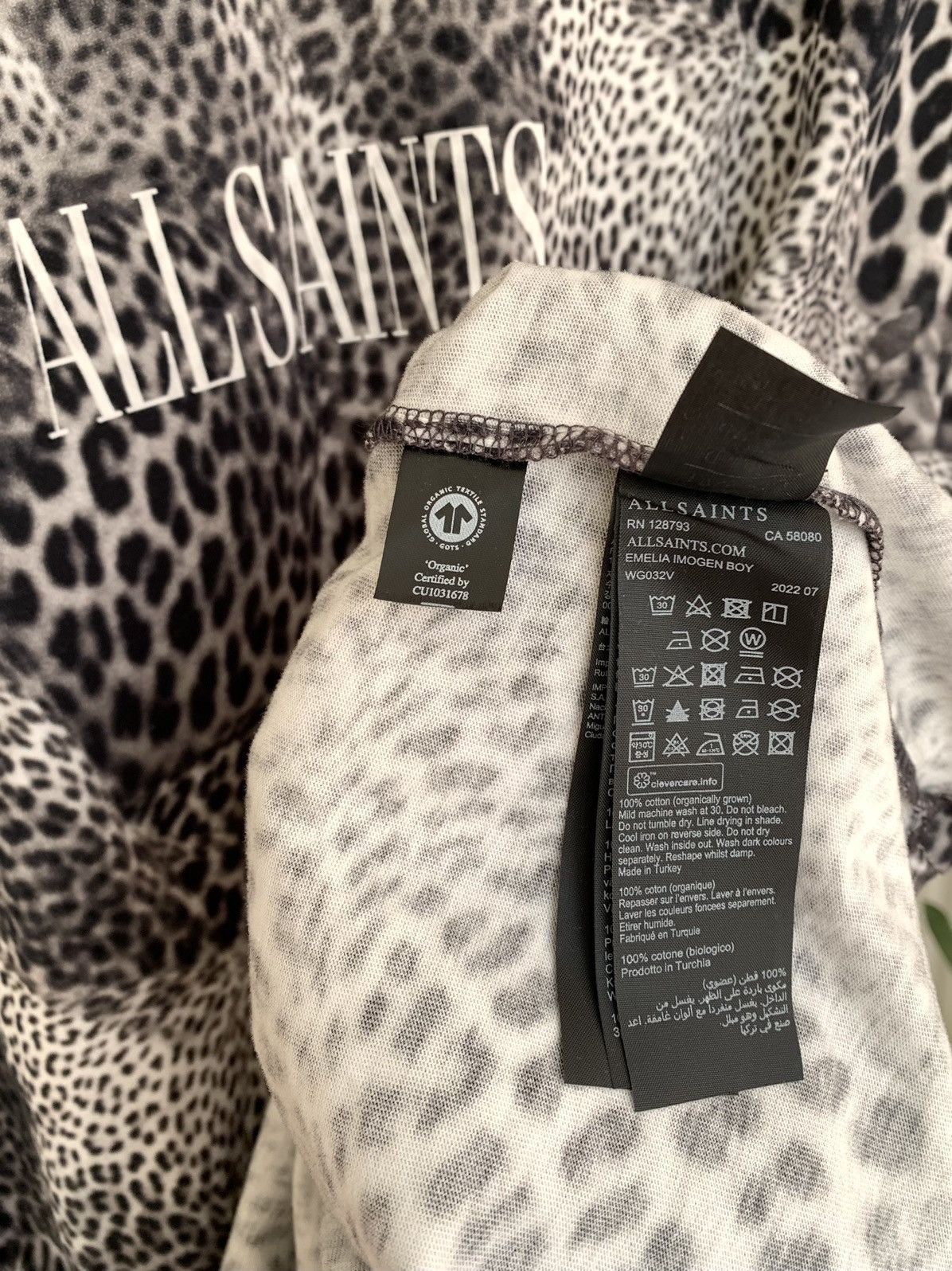 Allsaints Allsaints Emilia Imogen Women’s Leopard T-Shirt Size M-L Size L / US 10 / IT 46 - 7 Thumbnail