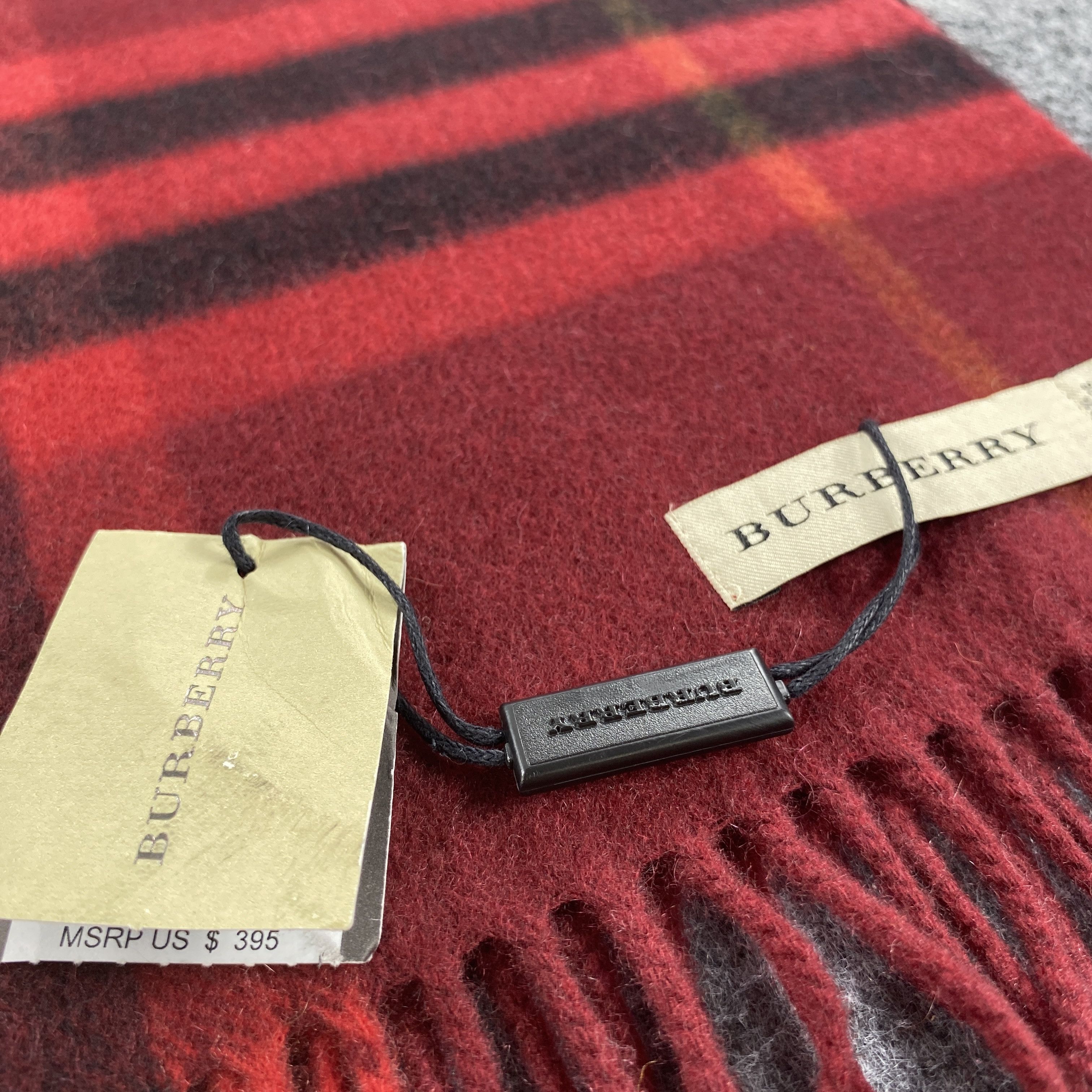 Burberry × Vintage GF10676 Burberry Scarf Neck Wear Muffler Nova Check Size ONE SIZE - 8 Thumbnail