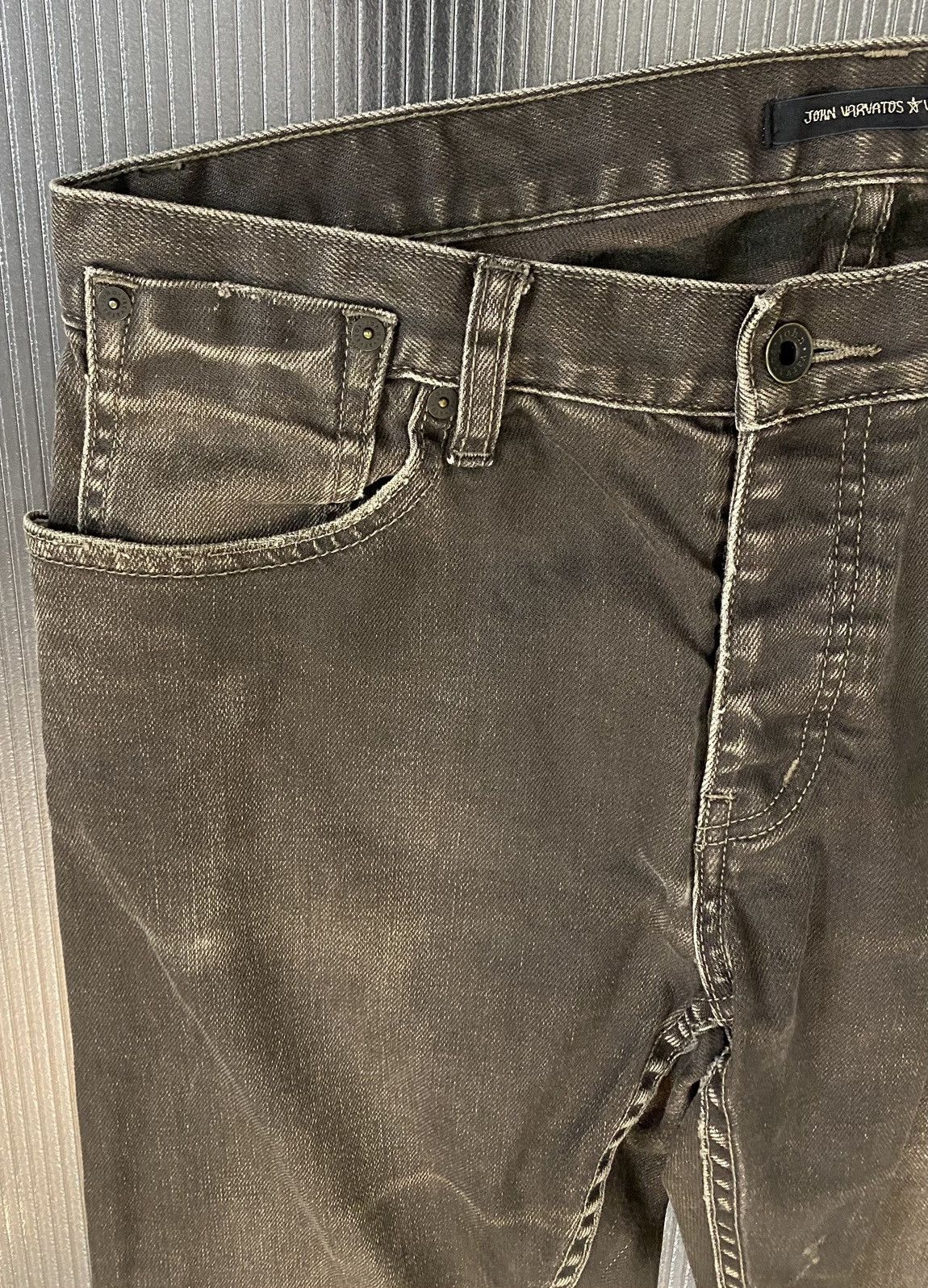 John Varvatos John Varvatos USA Asphalt Bowery Button fly jeans 32RG Size US 32 / EU 48 - 10 Thumbnail