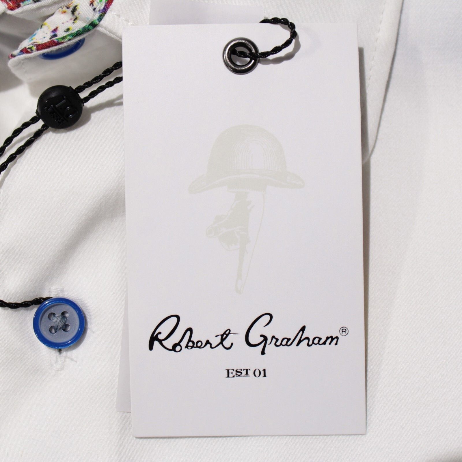 Robert Graham Robert Graham New with tags Shirt Size M US In White Size US M / EU 48-50 / 2 - 2 Thumbnail