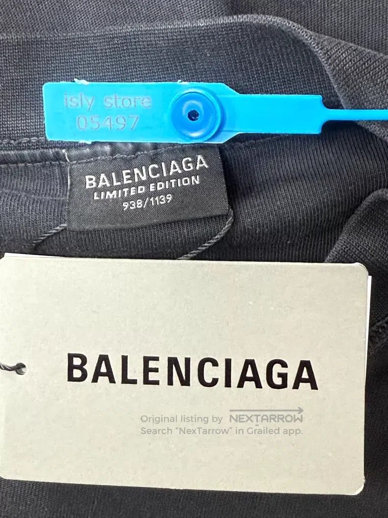 Balenciaga Balenciaga Letter printed round neck short-sleeve T-shirt Size US L / EU 52-54 / 3 - 4 Thumbnail