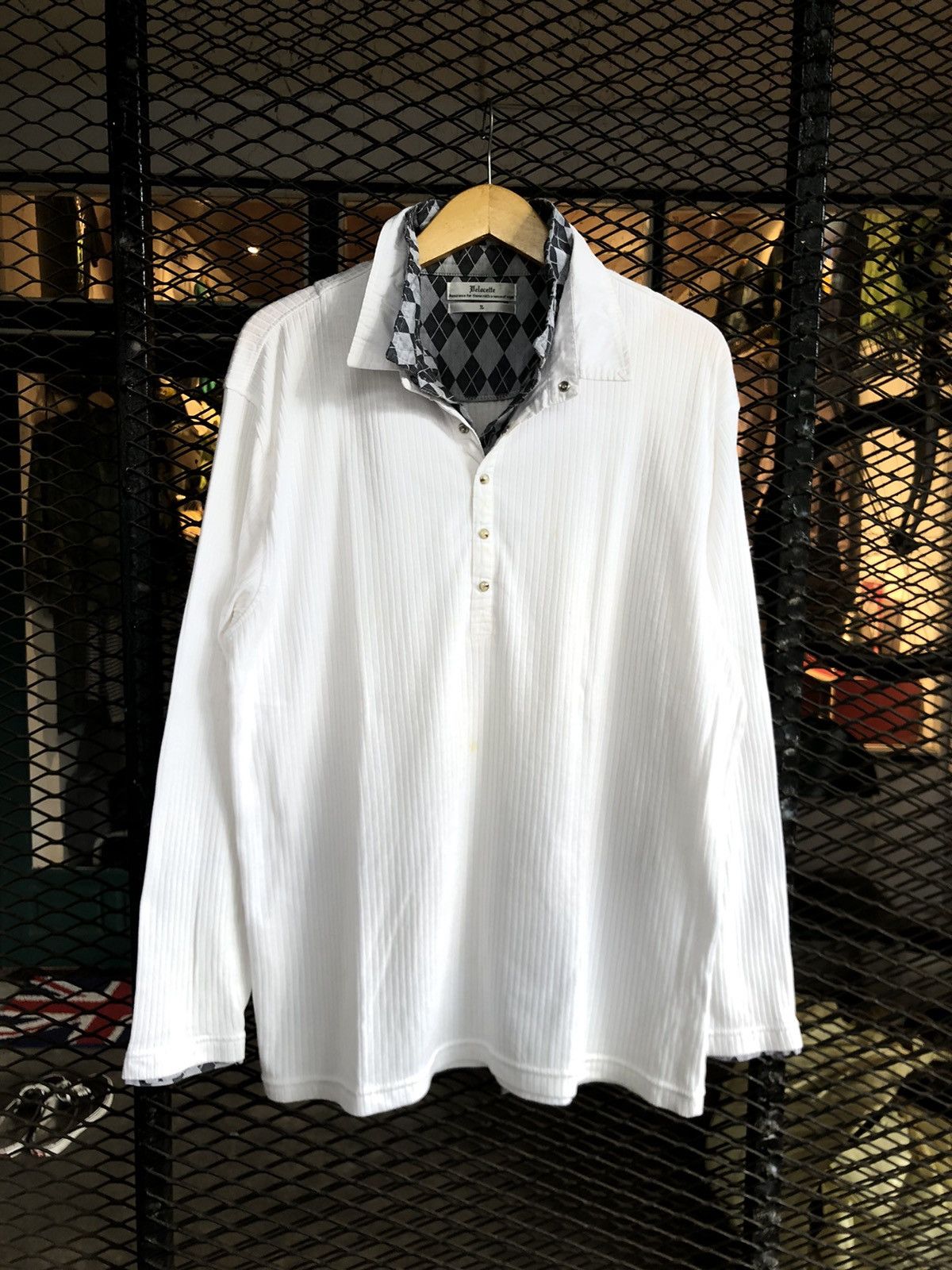 Japanese Brand VELLOCETTE DOUBLE LAYER LONG SLEEVE Size US XL / EU 56 / 4 - 1 Thumbnail