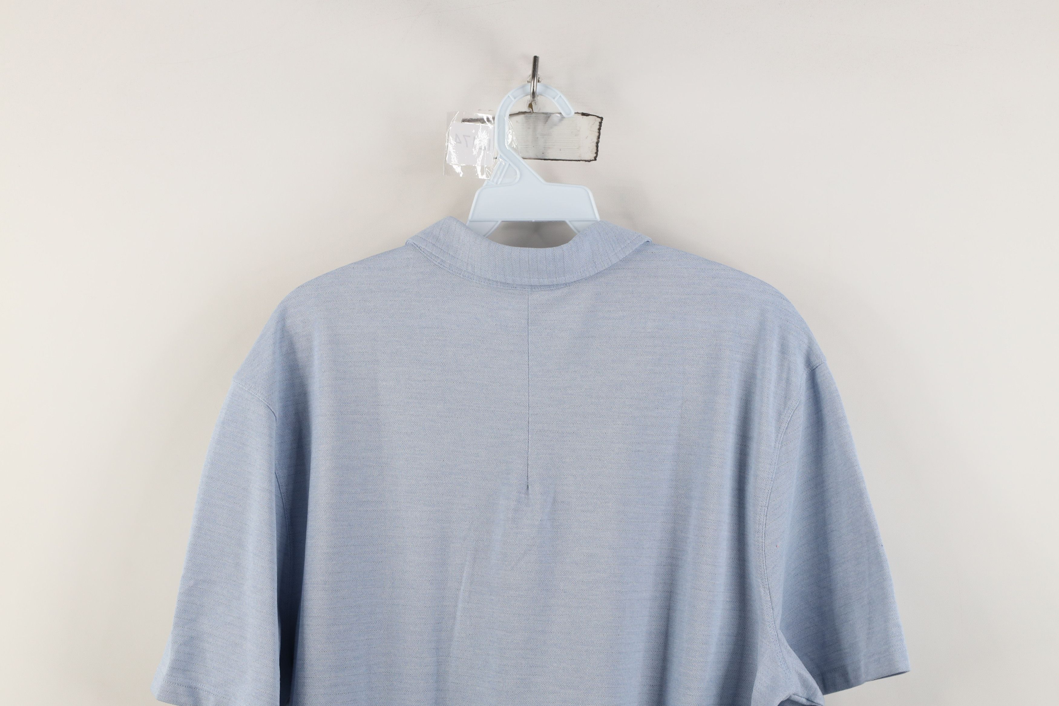 Lululemon Lululemon Tech Striped Knit Collared Golf Polo Shirt Blue Size US XL / EU 56 / 4 - 11 Thumbnail