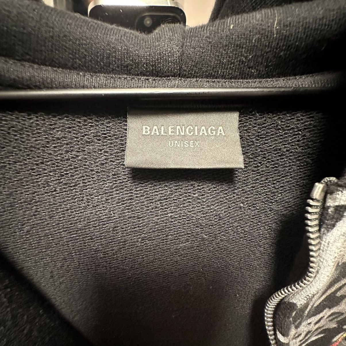 Balenciaga Balenciaga Skater Graffiti Black Zip-Up Hoodie Size US M / EU 48-50 / 2 - 4 Thumbnail