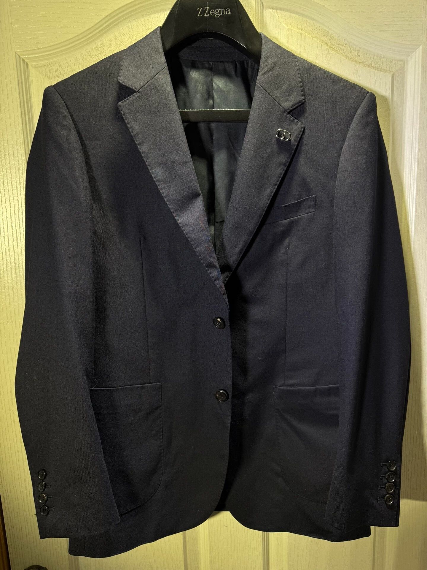 Dior Dior Men's Wool Silk Suit Jacket Size US S / EU 44-46 / 1 - 1 Thumbnail