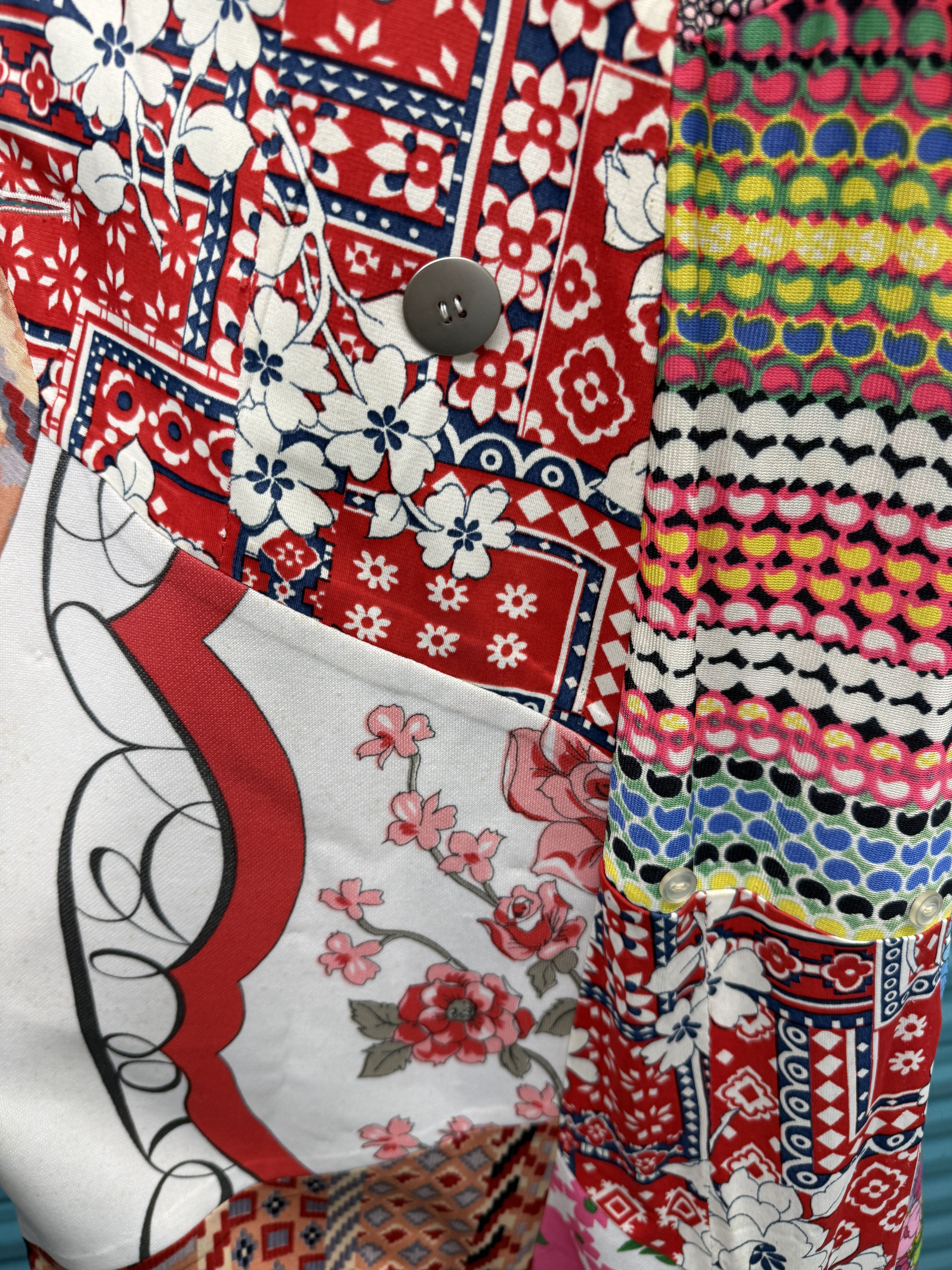 20471120 Patchwork Floral Coat Size US XS / EU 42 / 0 - 10 Thumbnail