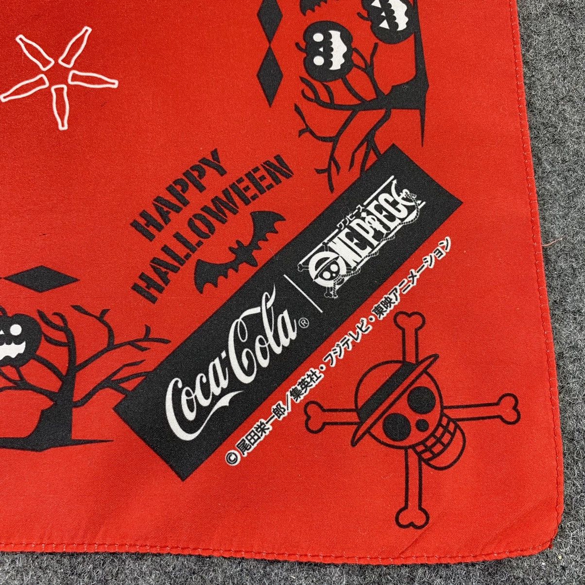 Anime × Coca Cola × One Piece ONE PIECE X COCA COLA bandana handkerchief neckerchief-B469 Size ONE SIZE - 5 Thumbnail