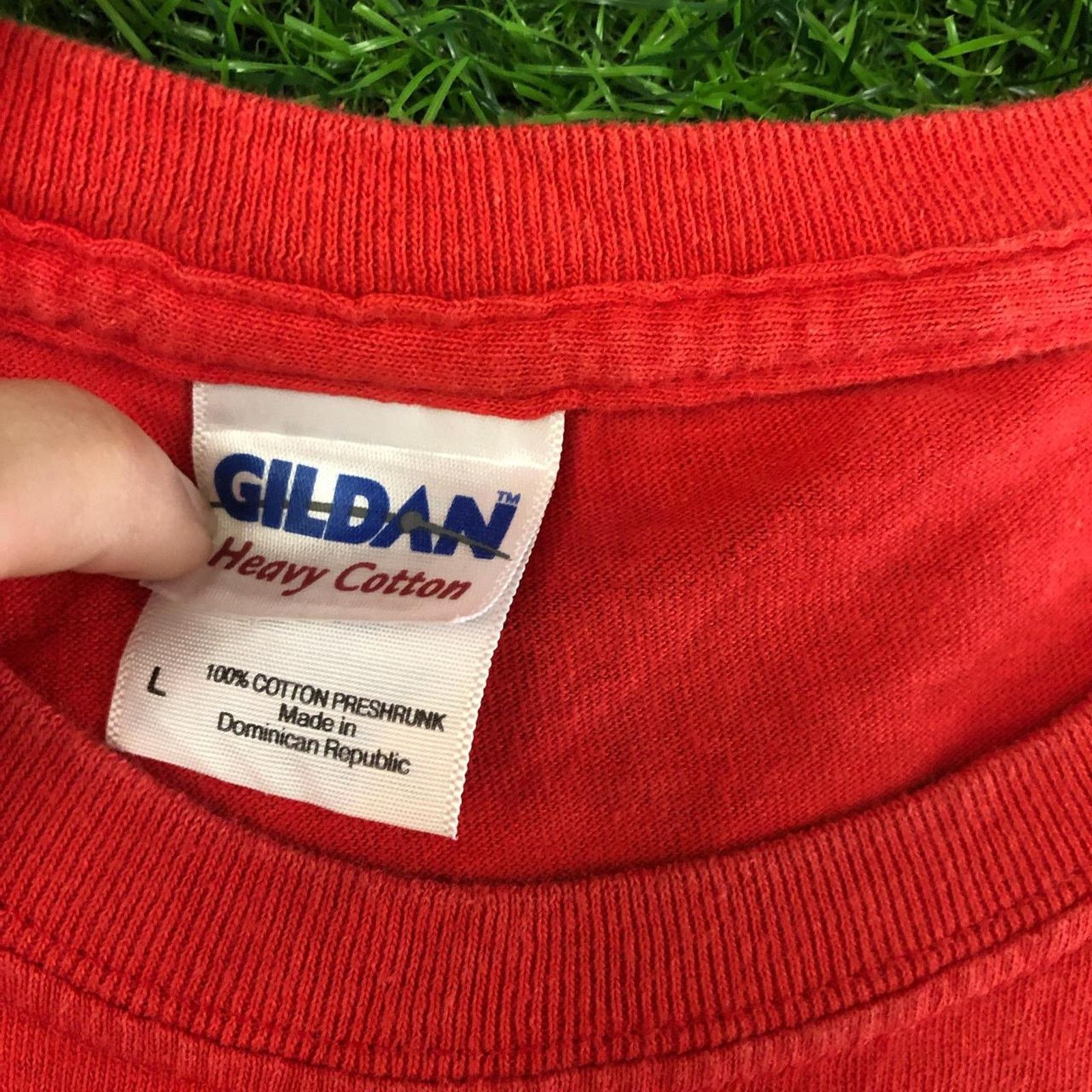Gildan Men's Red Boscobel Bulldogs Graphic Tee Size US L / EU 52-54 / 3 - 4 Thumbnail