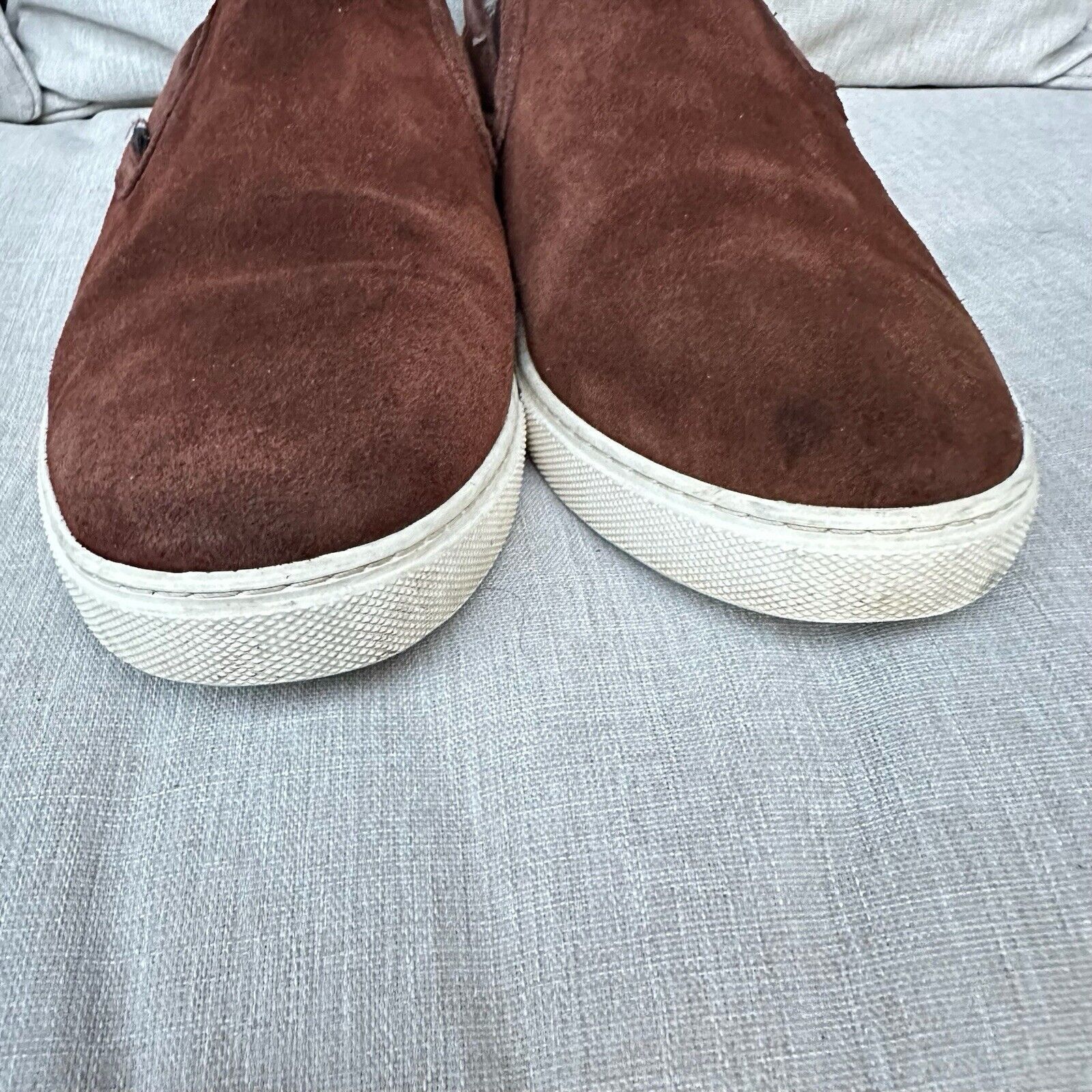 Allen Edmonds Allen Edmonds Courtside Slip On Shearling Loafer Suede 9.5 Size US 9.5 / EU 42-43 - 10 Thumbnail