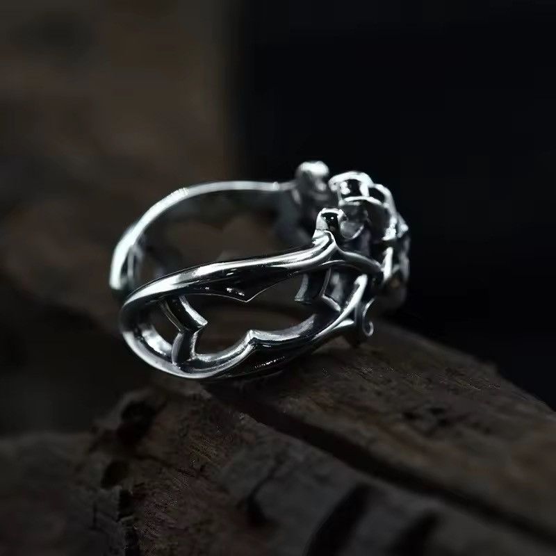 Jewelry Star Ring - Cybercore Minimalist Adjustable Ring Size ONE SIZE - 5 Thumbnail