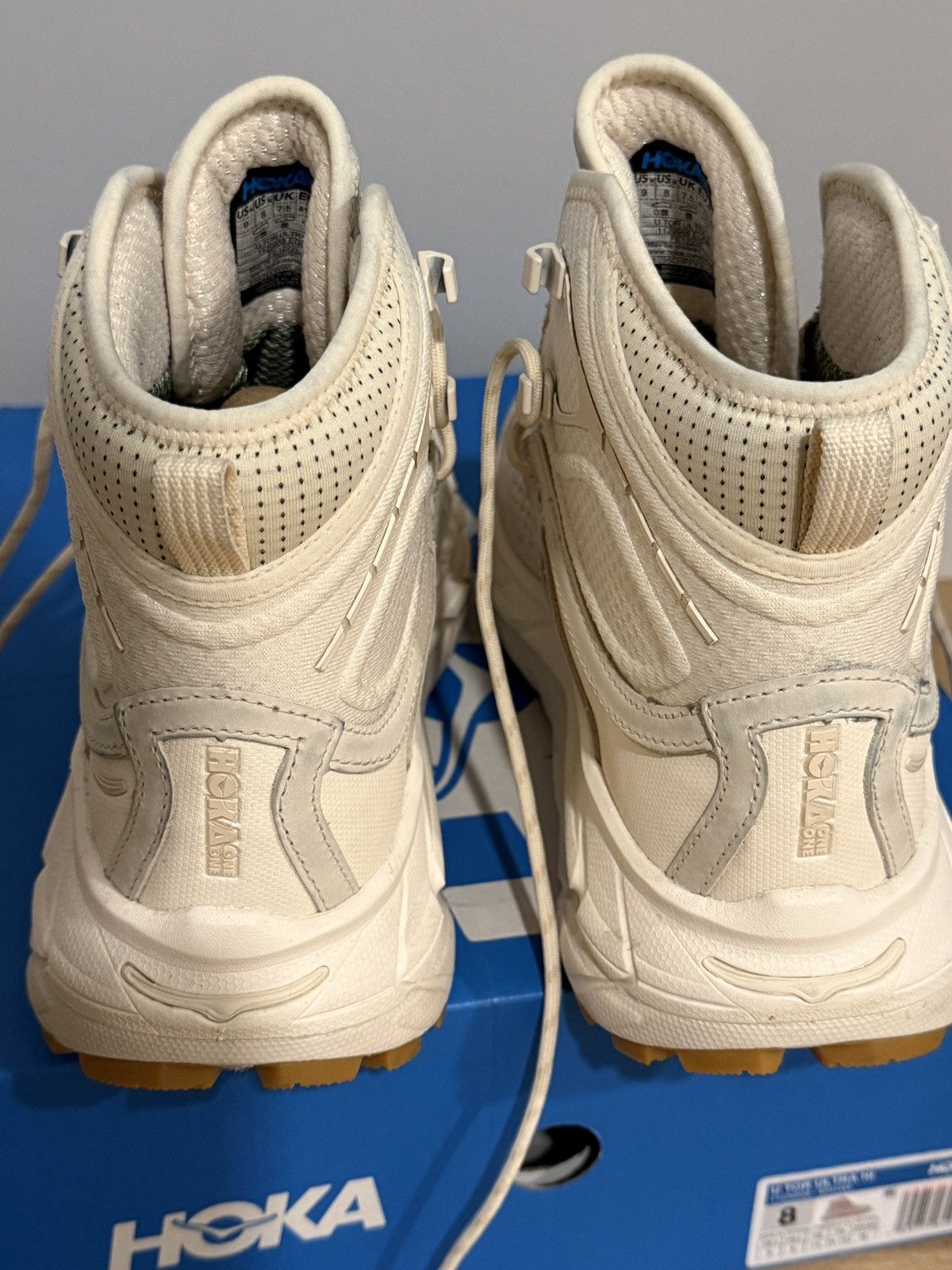 Hoka Hoka Tor Ultra Hi Eggnog Size 8M Size US 8 / EU 41 - 11 Thumbnail