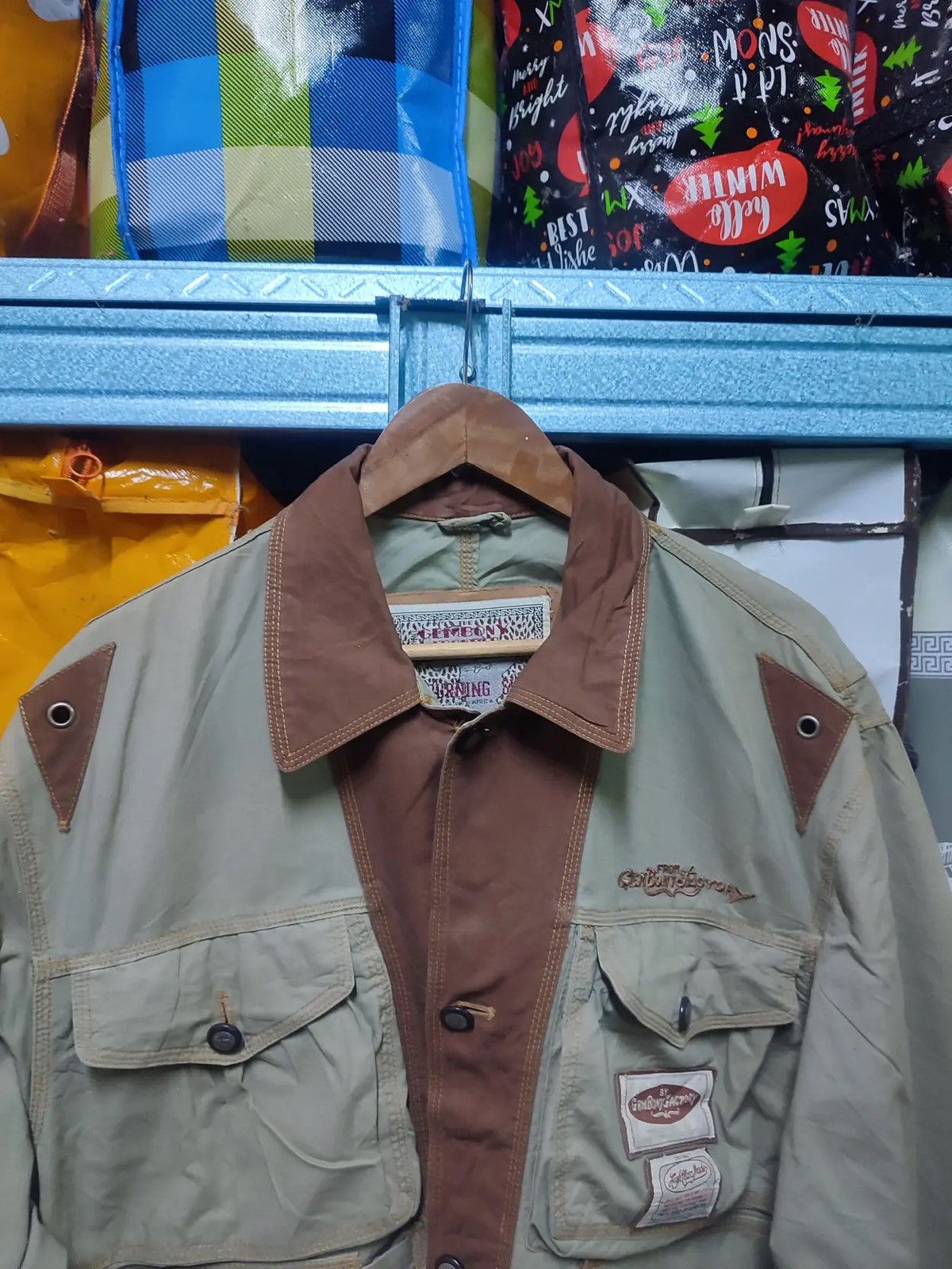 Vintage Vintage Gembony Factory Two-Tone Utility Jacket – Size M Size US M / EU 48-50 / 2 - 2 Thumbnail