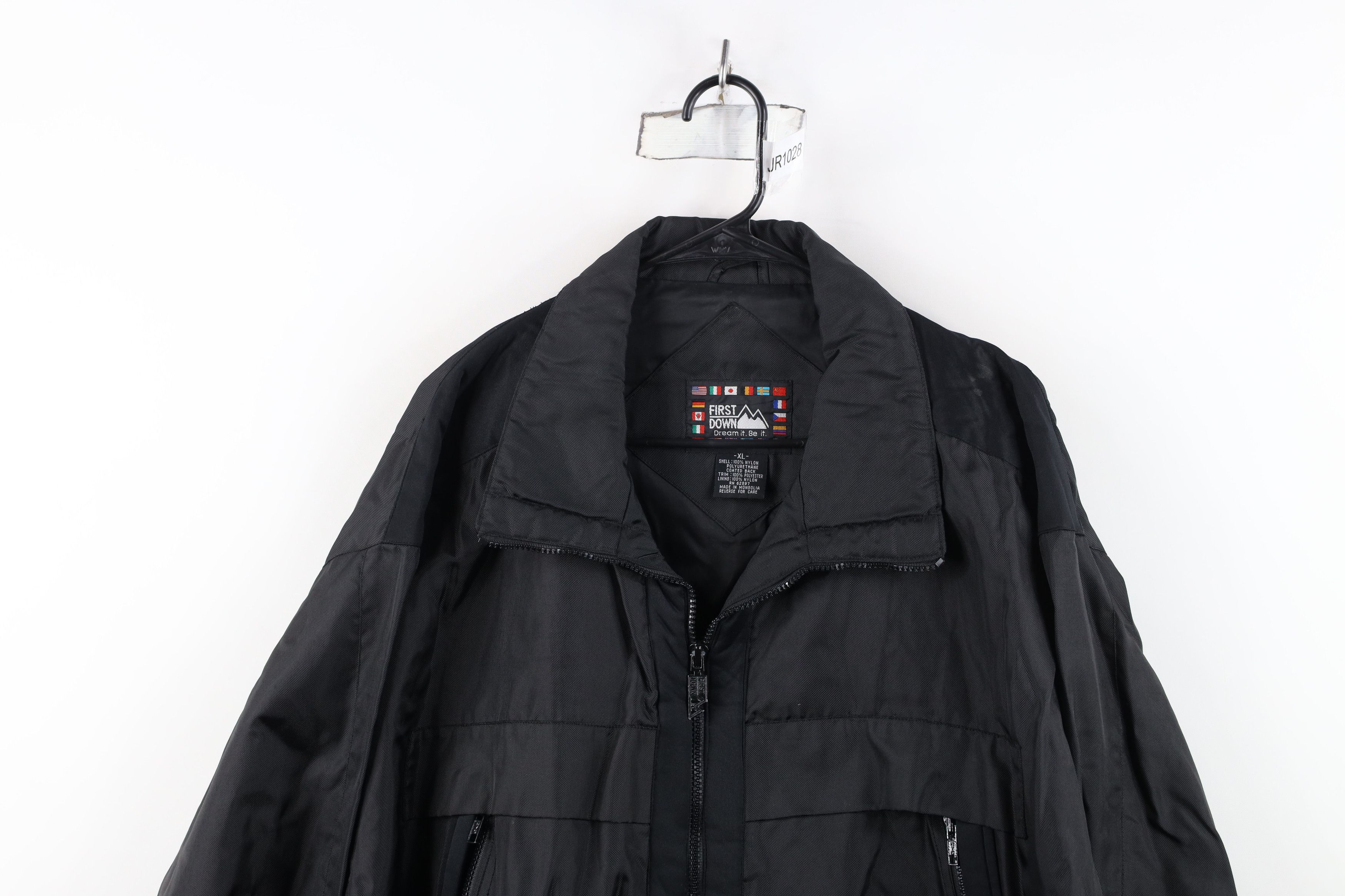 Vintage Vintage 90s Streetwear Baggy Fit Full Zip Jacket Black Size US XL / EU 56 / 4 - 2 Thumbnail