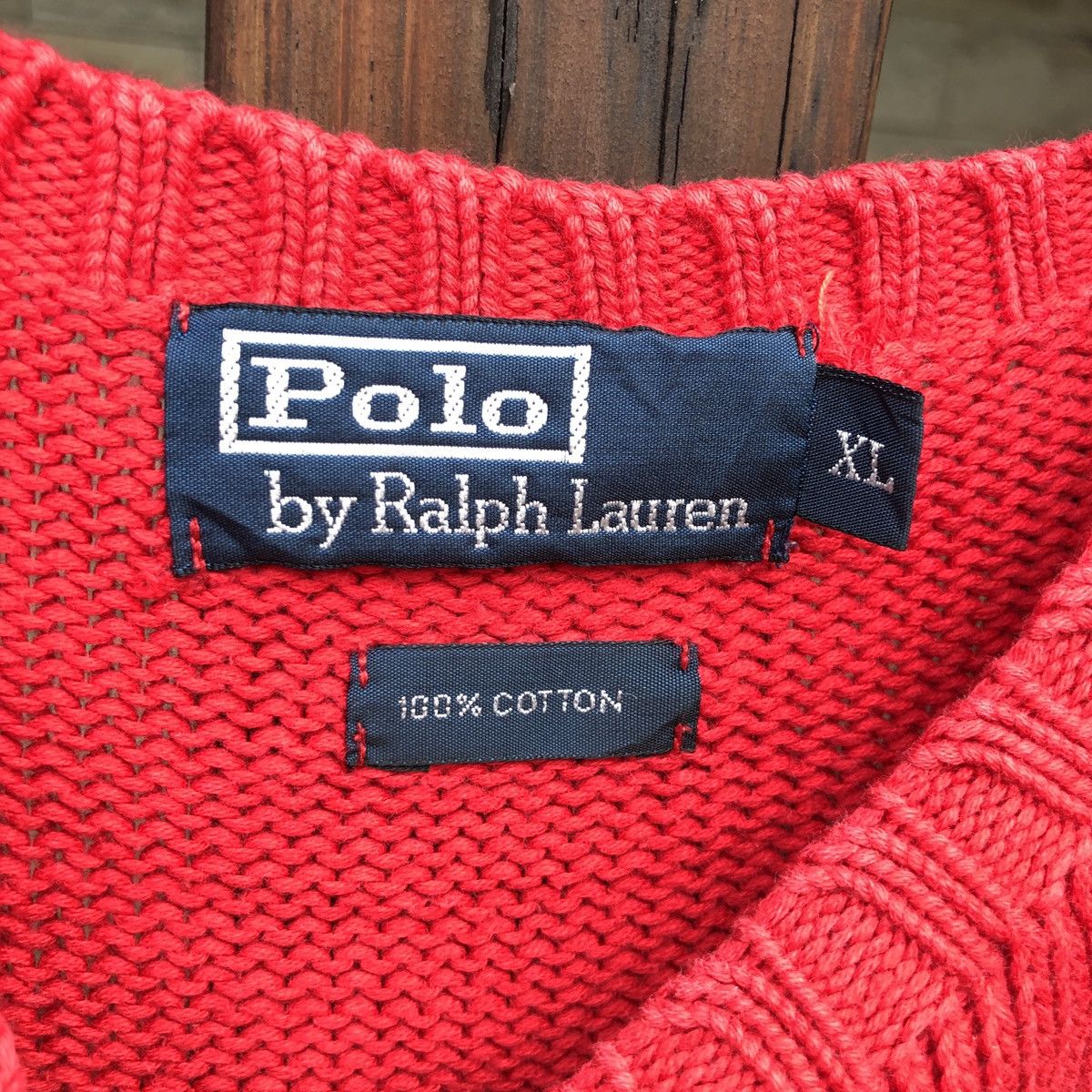 Polo Ralph Lauren × Ralph Lauren × Vintage POLO RALPH LAUREN KNIT SWEATER Size US XL / EU 56 / 4 - 4 Thumbnail