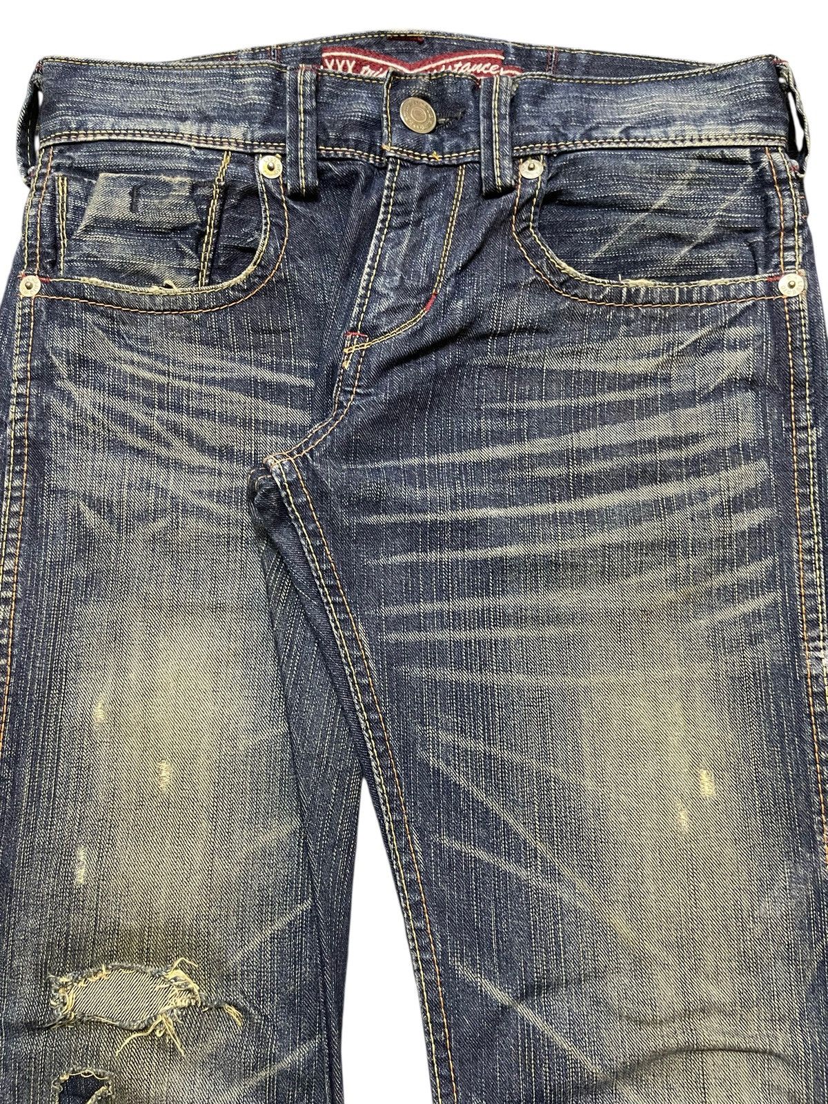 If Six Was Nine Vintange Liberto Mud Wash Faded Clawmark Distress Style Jean Size US 30 / EU 46 - 4 Thumbnail