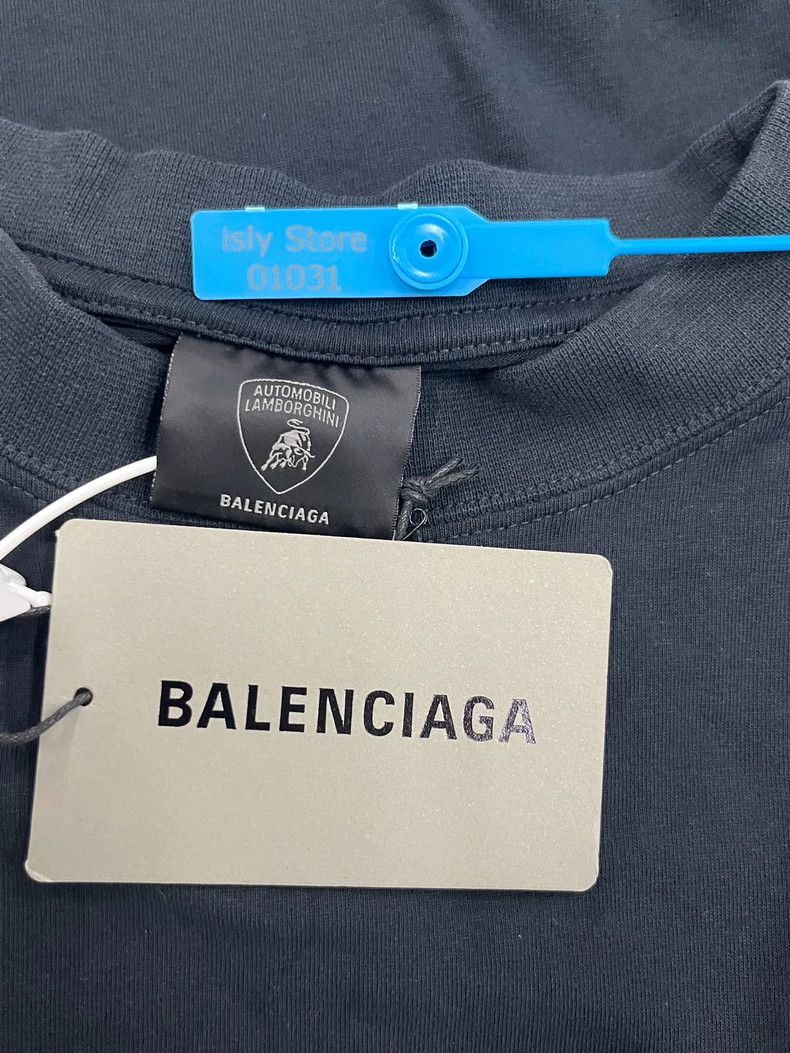 Balenciaga Balenciaga Automobili Lamborghini Co-Brand Auto Logo Print Size US M / EU 48-50 / 2 - 5 Thumbnail