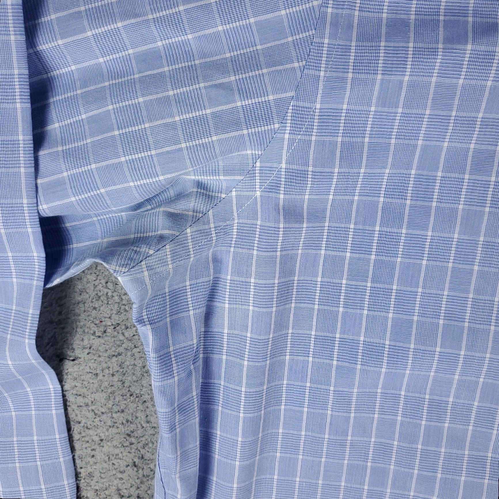 Brooks Brothers VINTAGE Brooks Brothers Dress Shirt Men Size 16.5 Blue Check Cotton Business Casual Button Up Long Sleeve Size 42R - 3 Thumbnail