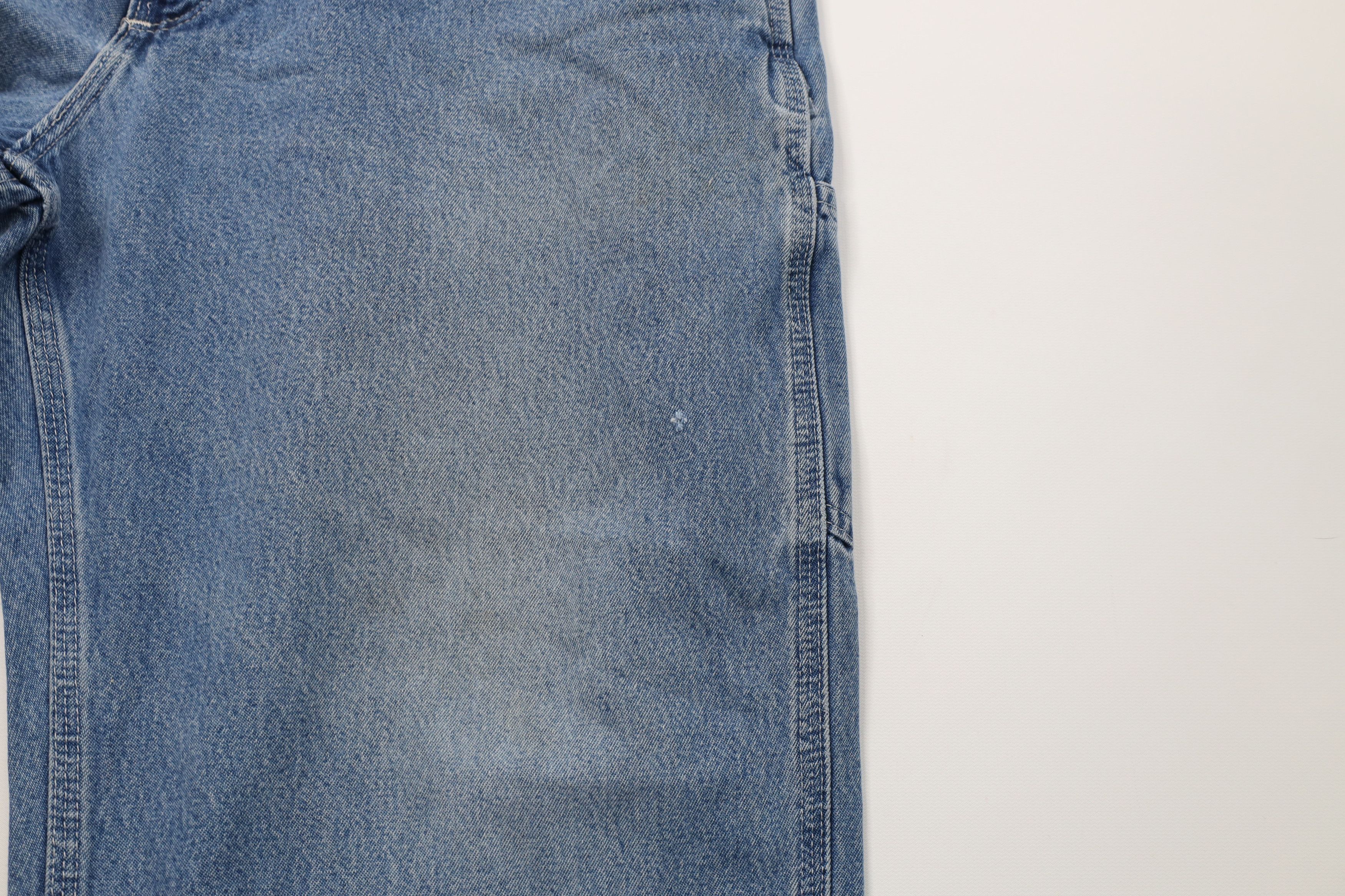 Carhartt Vintage Y2K Carhartt Wide Leg Dungaree Denim Jeans Blue Size US 38 / EU 54 - 6 Thumbnail