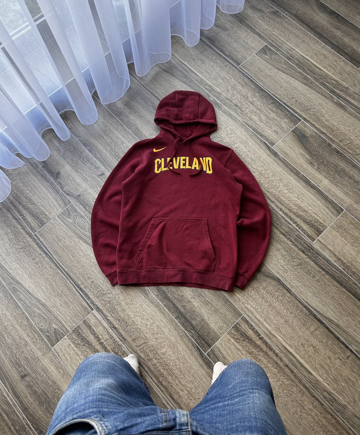 NBA Nike Cleveland big logo NBA hoodies mens Size US M / EU 48-50 / 2 - 1 Thumbnail