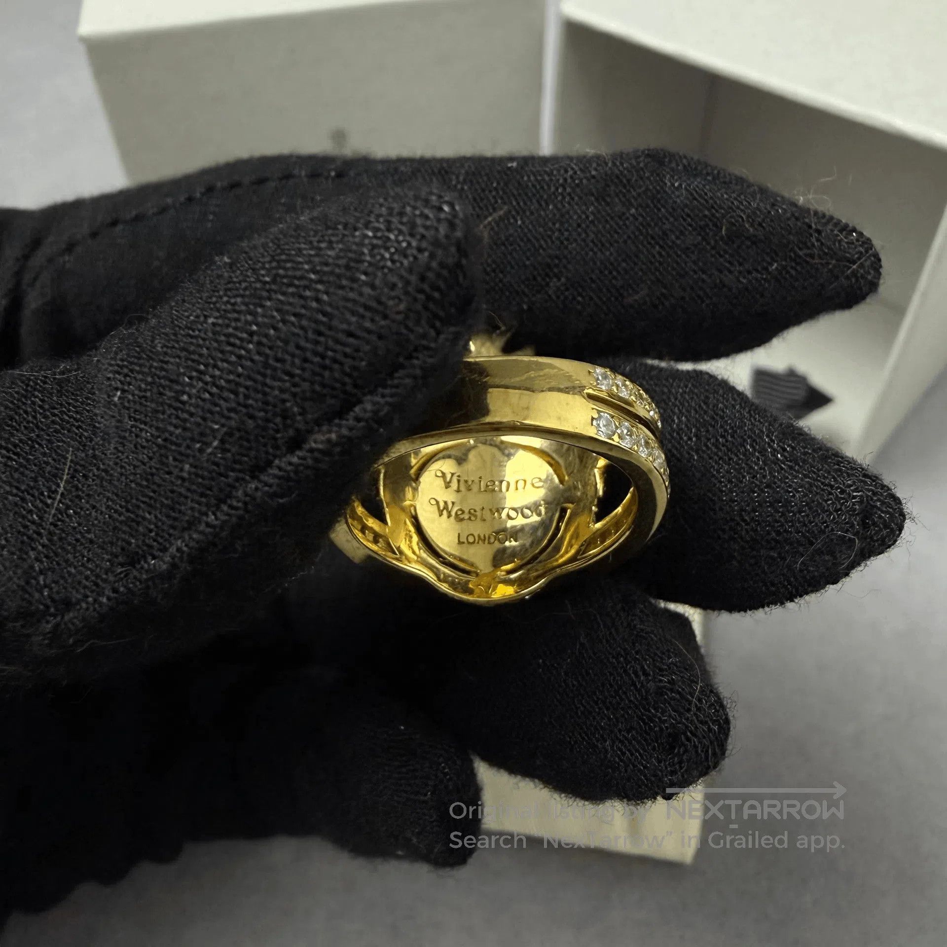 Vivienne Westwood Vivian Westwood Saturn Diamond Ring L. Size ONE SIZE - 3 Thumbnail