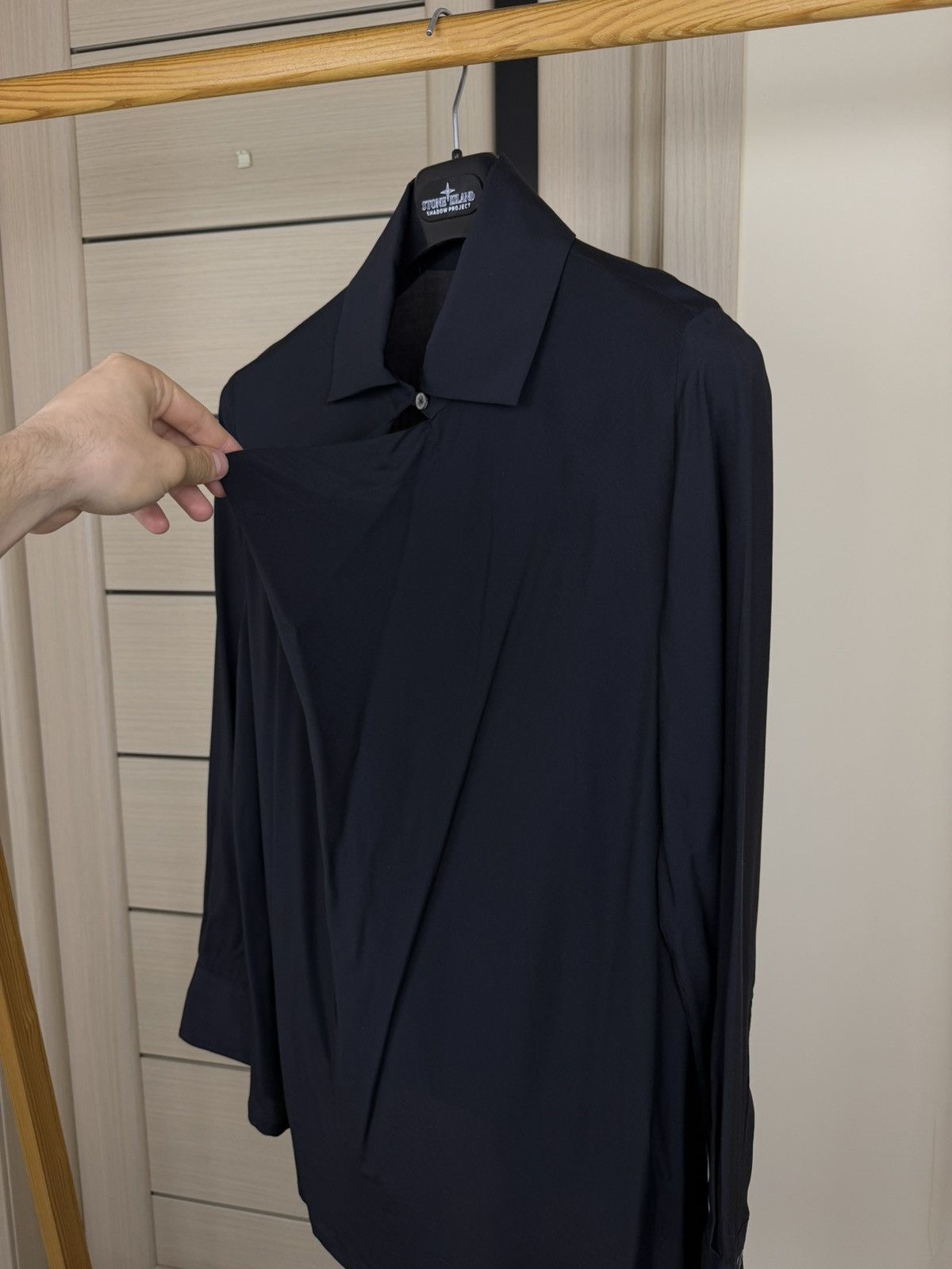 Vivienne Westwood Vivienne Westwood Womens Drape silk bloose Shirt Black Size M / US 6-8 / IT 42-44 - 4 Thumbnail