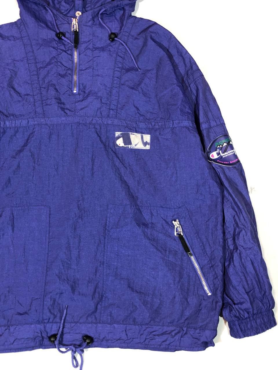 Champion Champion Vintage 80s Snowboarding Anorak High Tech Size US XL / EU 56 / 4 - 2 Thumbnail