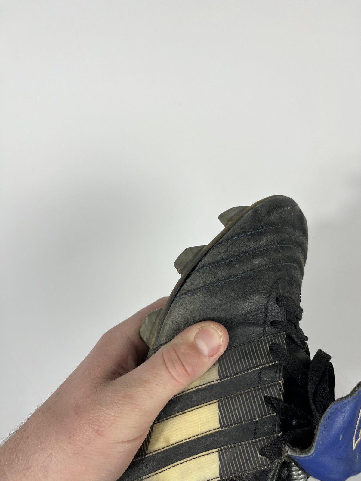 Adidas Vintage adidas Football Boots Cleats Black Blue EU 42 Size US 9 / EU 42 - 12 Thumbnail