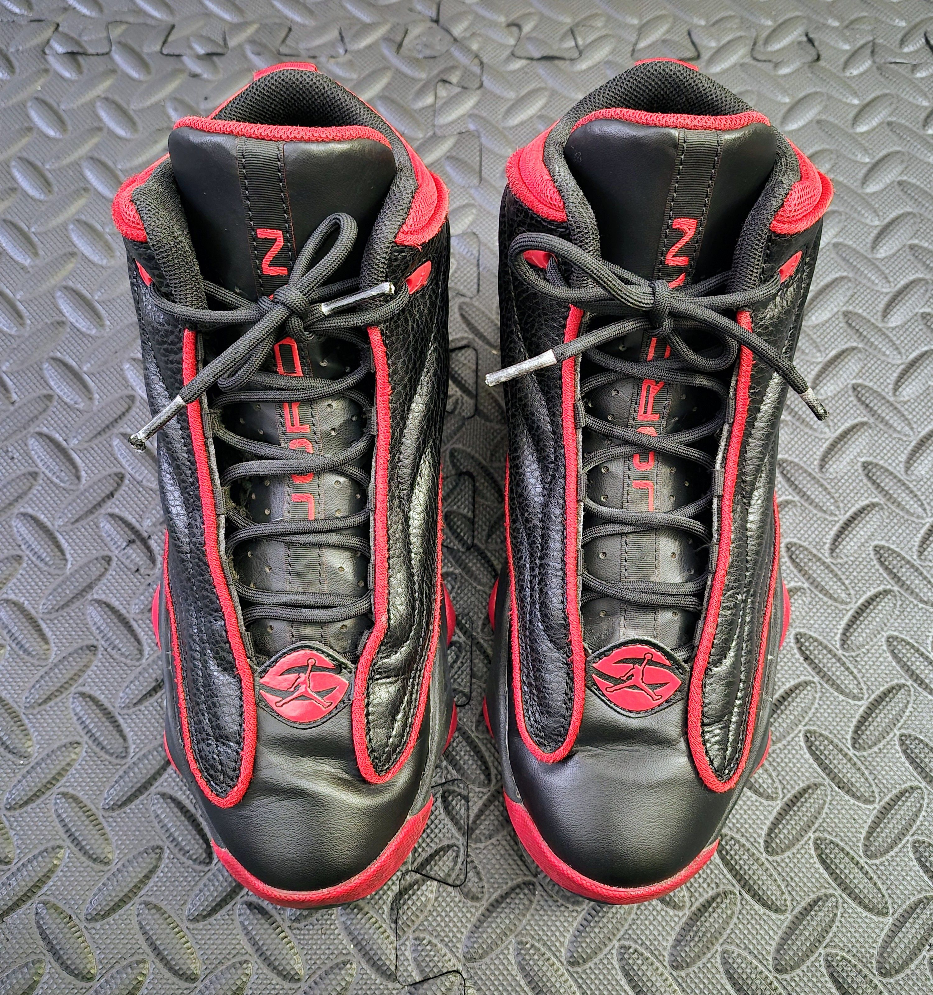 Jordan Brand 6.5Y- Nike Air Jordan Pro Strong Bred Black Red (DC7911-006) Size US 6.5 / EU 39-40 - 4 Thumbnail