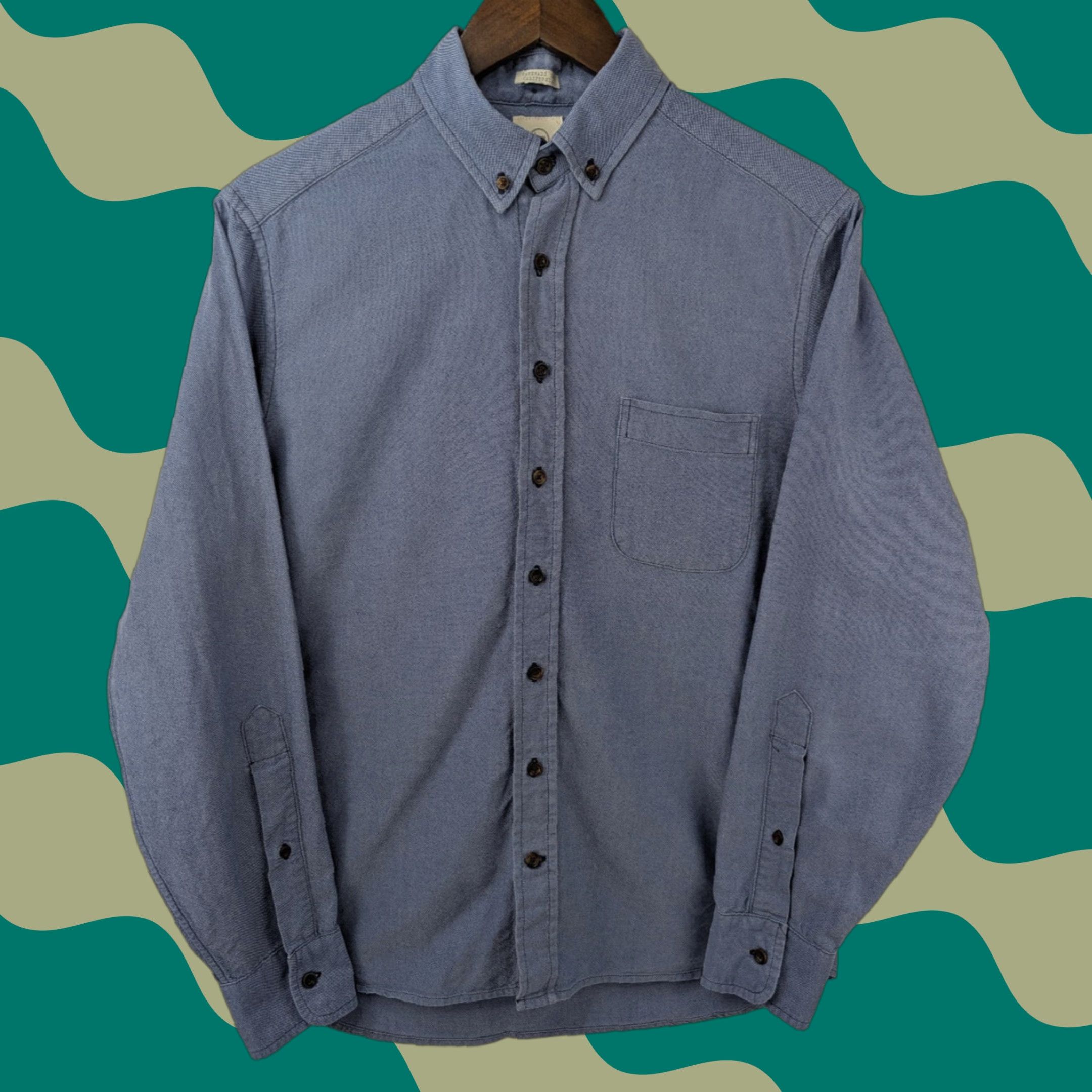 Taylor Stitch Taylor Stitch Button-Up Shirt Mens Blue Cotton Chambray Long Sleeve Pocket Size 40 Regular Vintage: No Size US L / EU 52-54 / 3 - 1 Thumbnail