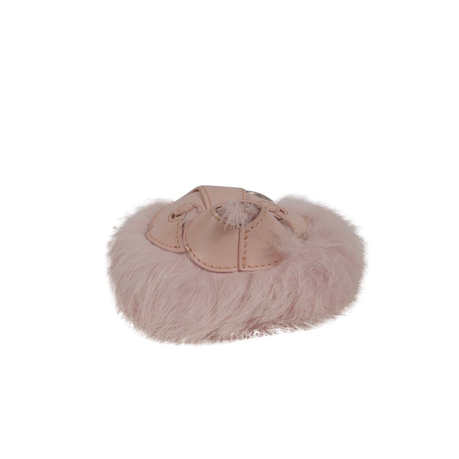 Dior Cookie Bag Charm Pink Leather Dog Animal Leather Fur Du Size ONE SIZE - 11 Thumbnail
