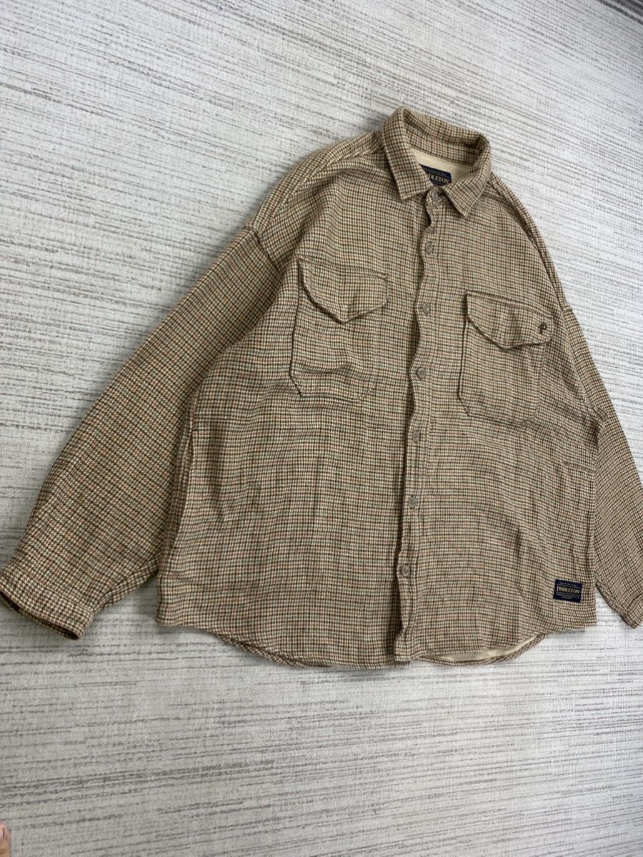 Pendleton × Vintage Vintage Pendleton With Patch Embroidery Logo Flannel Size US XL / EU 56 / 4 - 3 Thumbnail