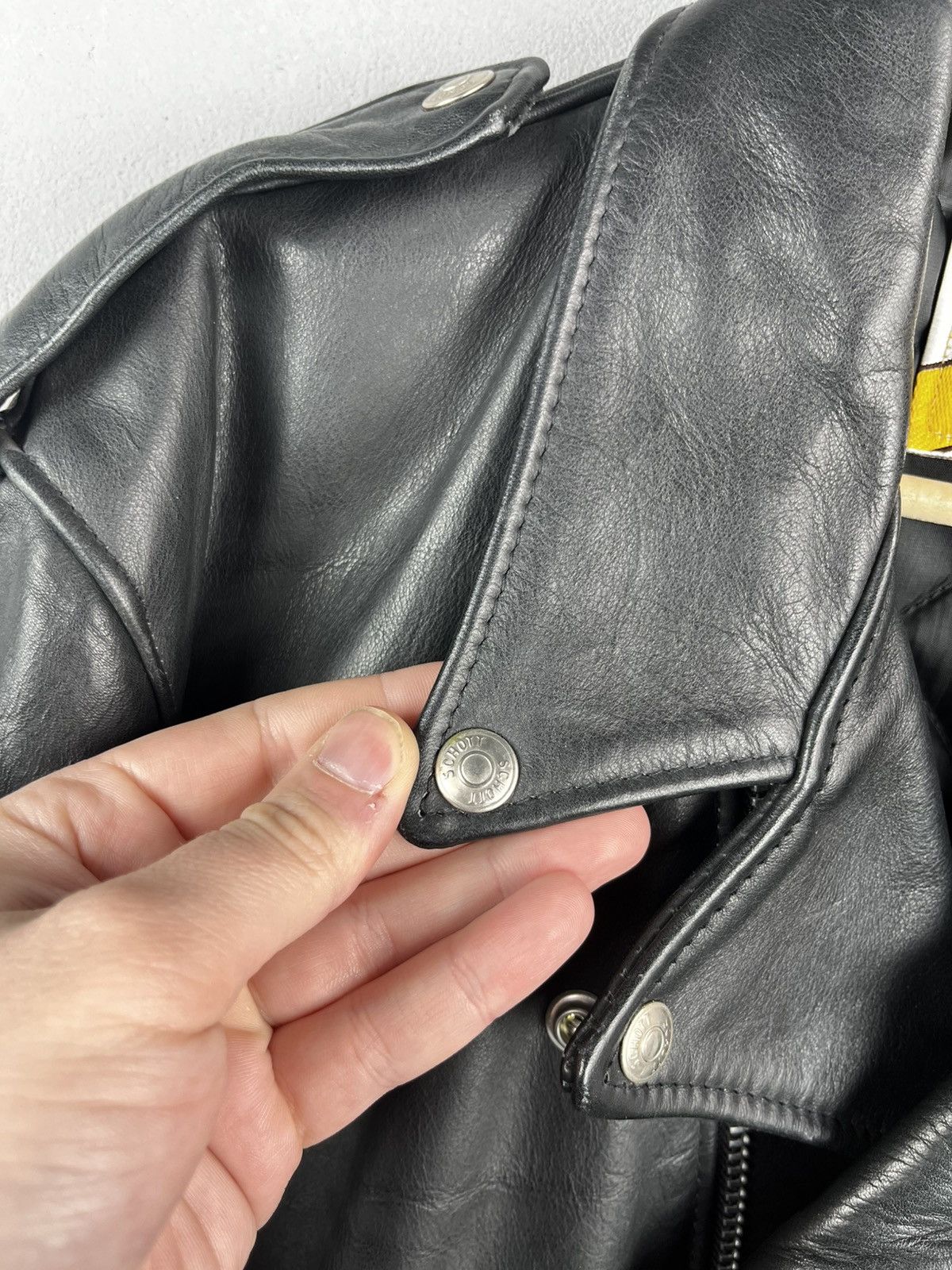 Schott Schott leather jacket Size US L / EU 52-54 / 3 - 6 Thumbnail