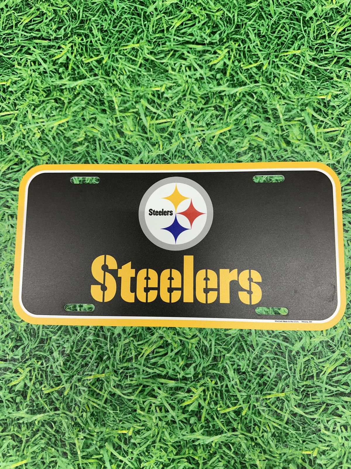NFL Pittsburgh Steelers License Plate Plastic NFL NEW Size ONE SIZE - 1 Preview