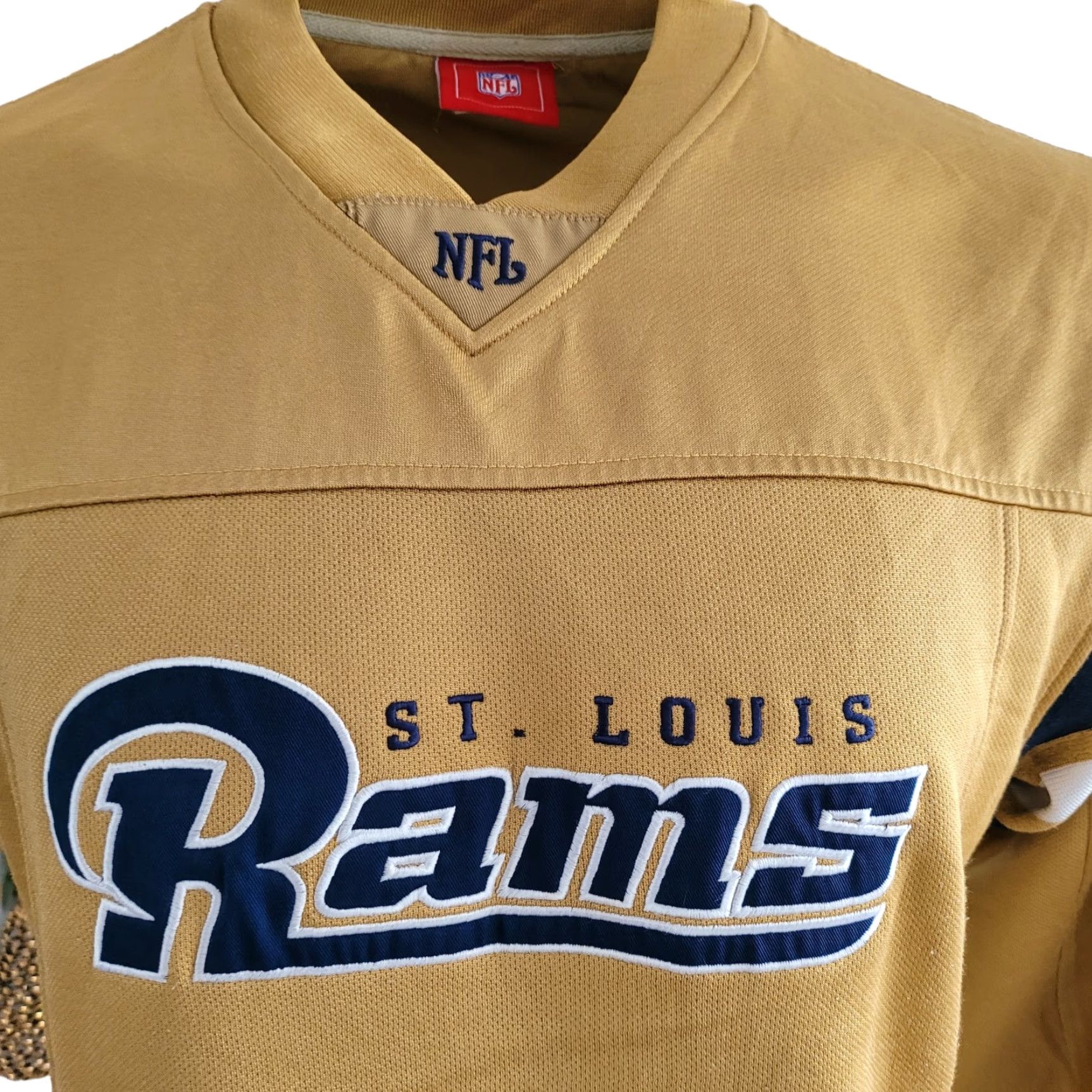 NFL VINTAGE St. Louis Rams Sweatshirt NFL M Shirt Mens Brown 29In Pit 22In 29 Inches 1990s Size US M / EU 48-50 / 2 - 3 Thumbnail