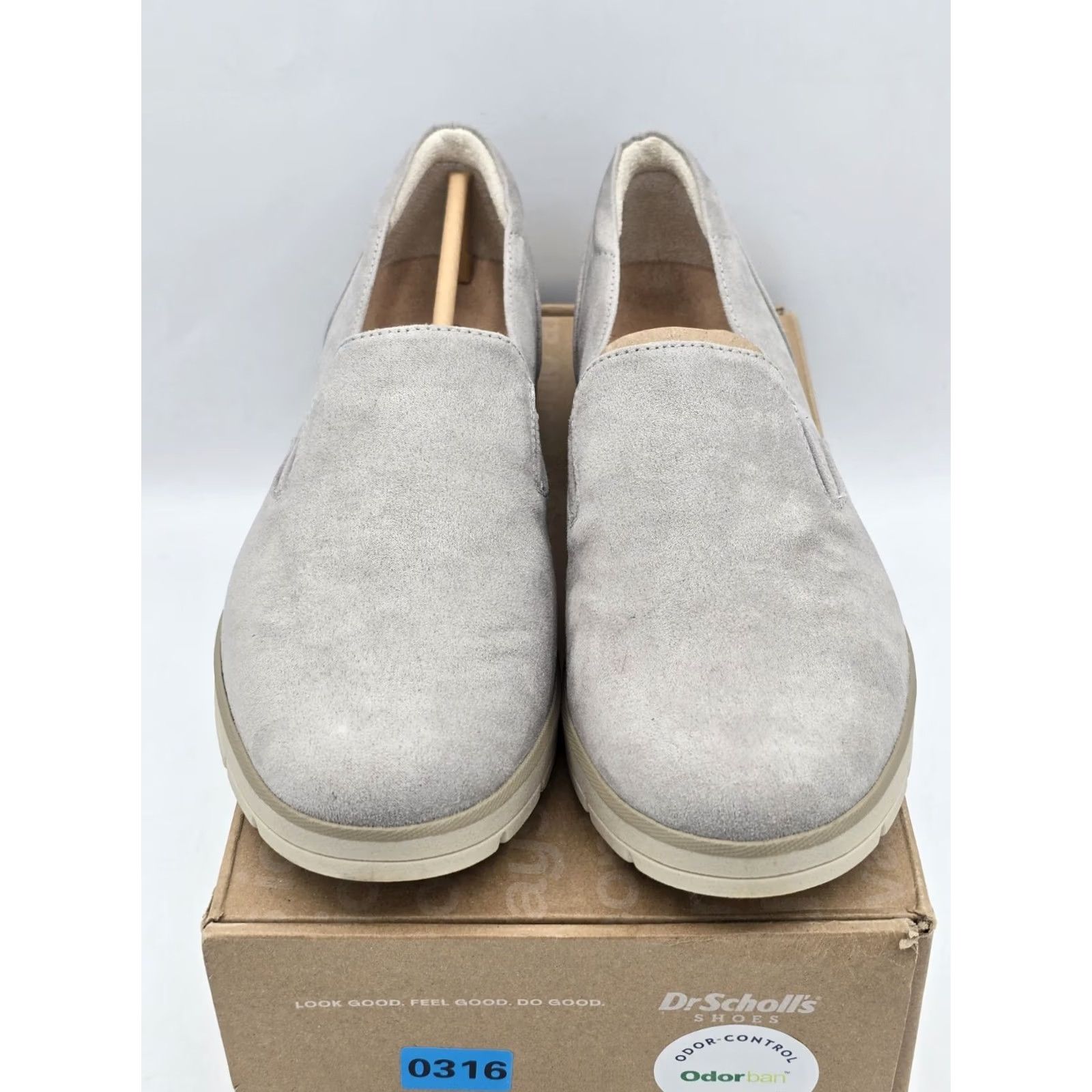 Scholl Dr. Scholl's Womens Next One Slip On Loafer Soft Grey Sz 11 M NIB - Flat - Shoes Size US 11 / IT 41 - 4 Thumbnail