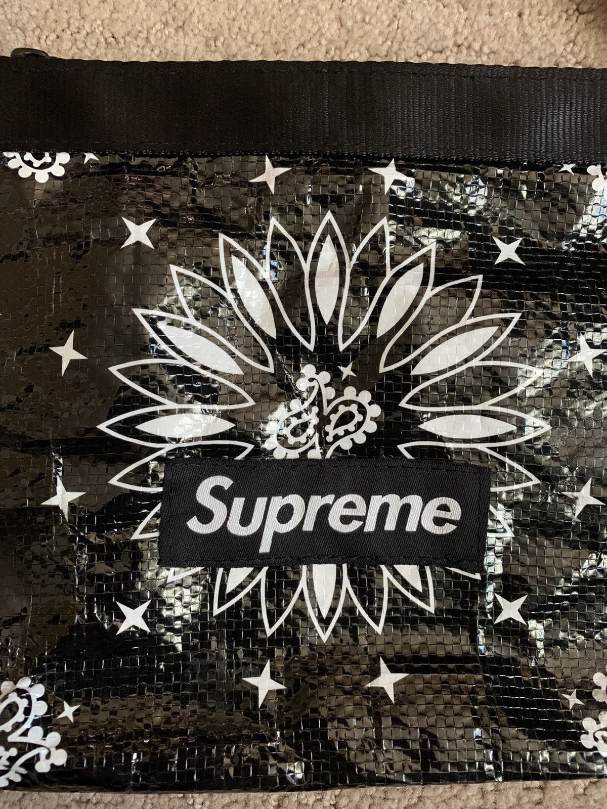 Supreme Paisley Shoulder Bag
