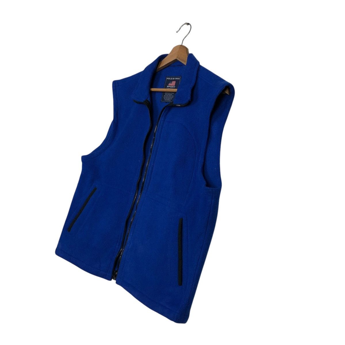 Japanese Brand 🔥VINTAGE FLEECE VEST JACKET SPORTSWEAR POLO BI-WAY Size US M / EU 48-50 / 2 - 4 Thumbnail