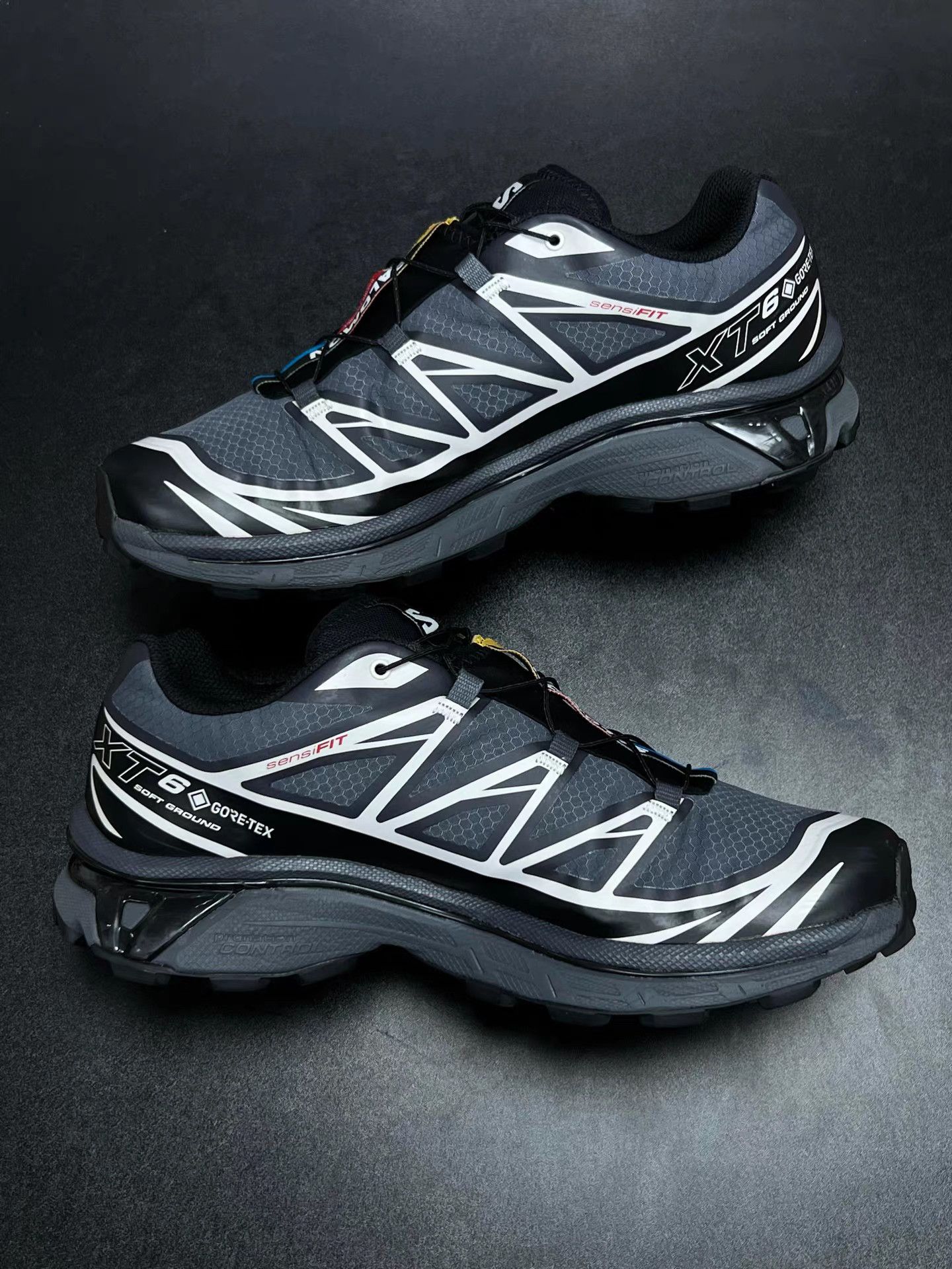 Salomon Salomon XT-6 GORE-TEX Black/Grey/Silver K15 Size US 9.5 / EU 42-43 - 6 Thumbnail