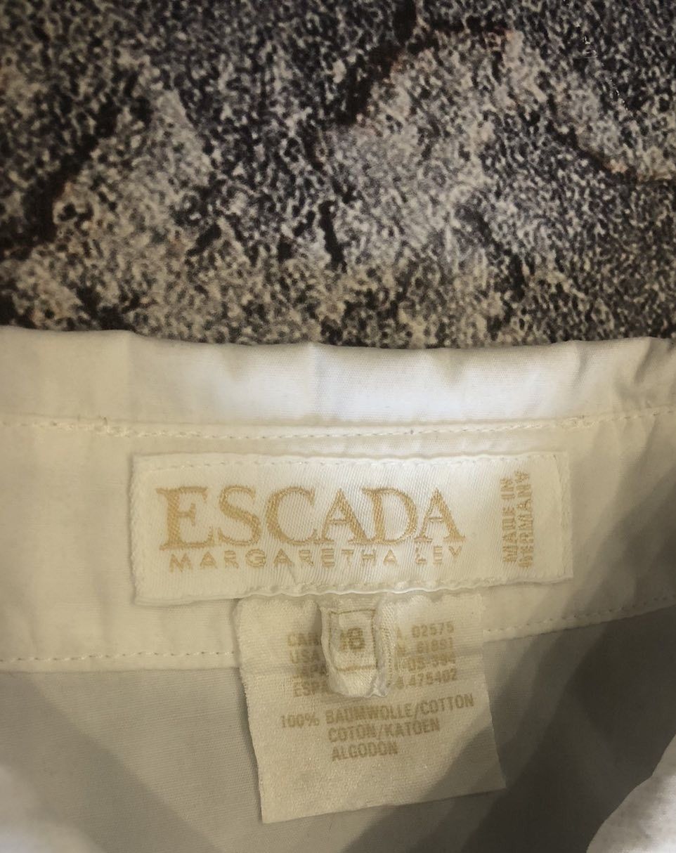 Escada Vintage Escada long sleeve shirt size 38 Size XS / US 0-2 / IT 36-38 - 4 Thumbnail