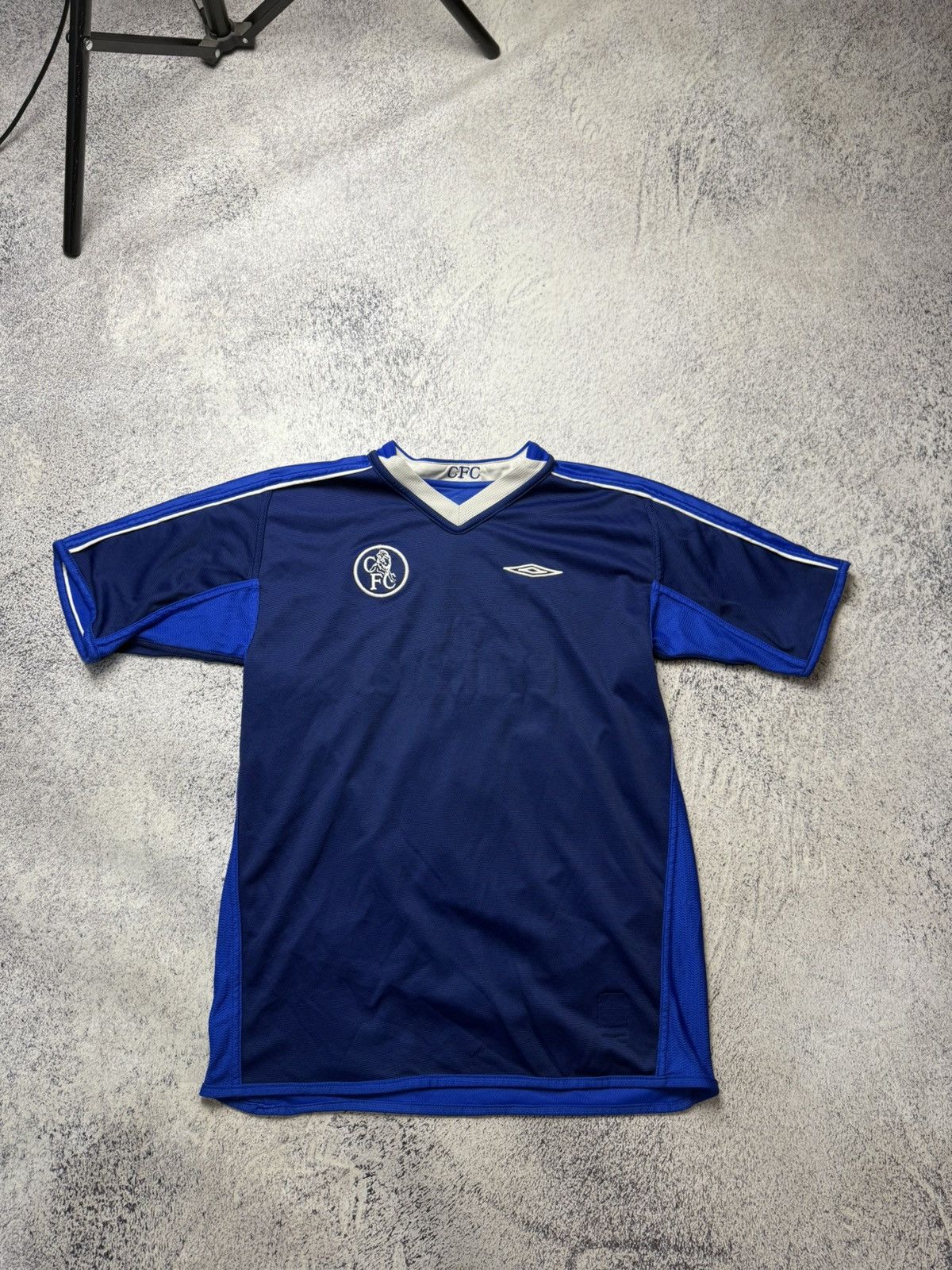 Chelsea Soccer CHELSEA 2003 #10 J.Cole FOOTBALL SHIRT SOCCER JERSEY UMBRO Size US S / EU 44-46 / 1 - 19 Thumbnail