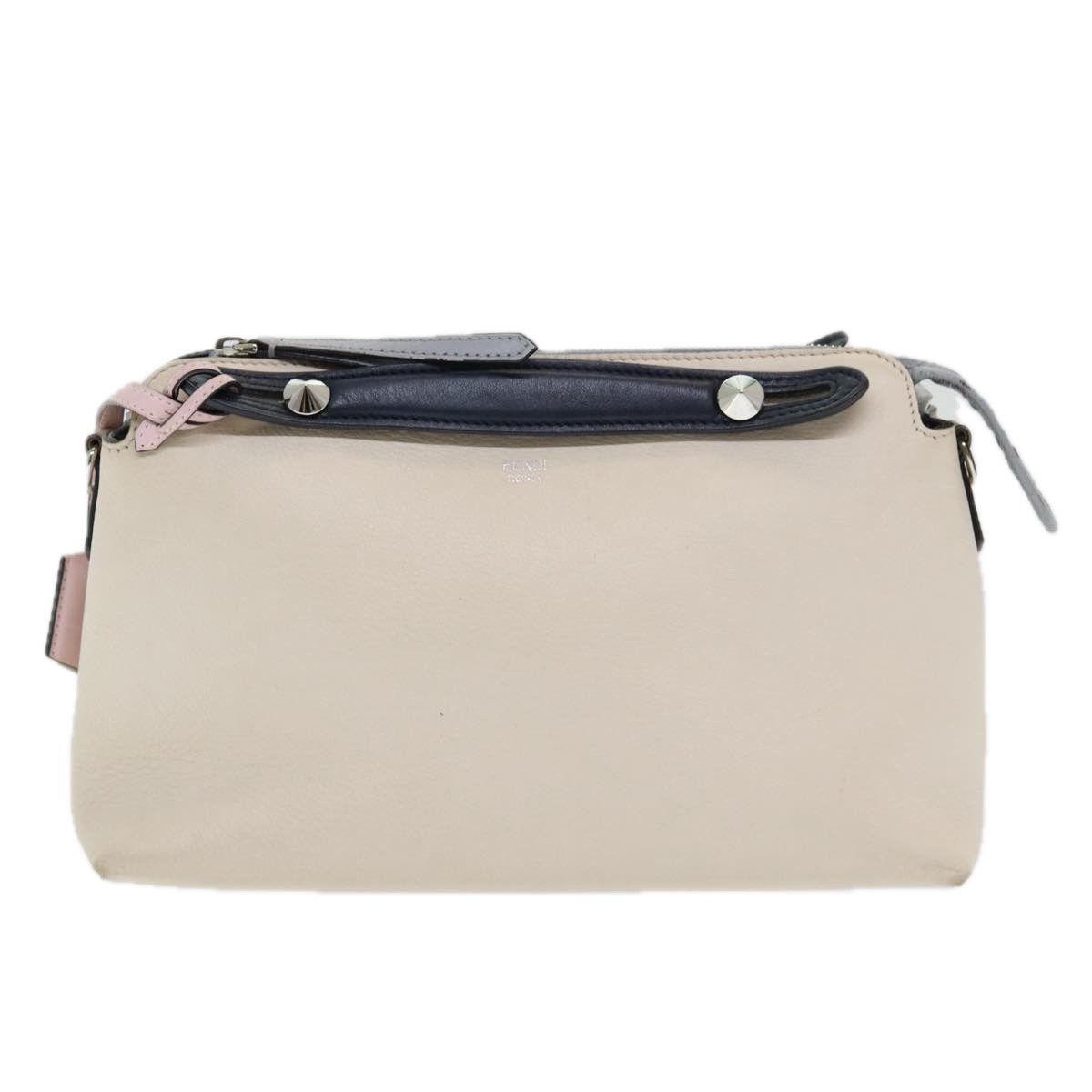 Fendi By The Way Beige Leather Handbag (Pre-Owned) Size ONE SIZE - 1 Thumbnail