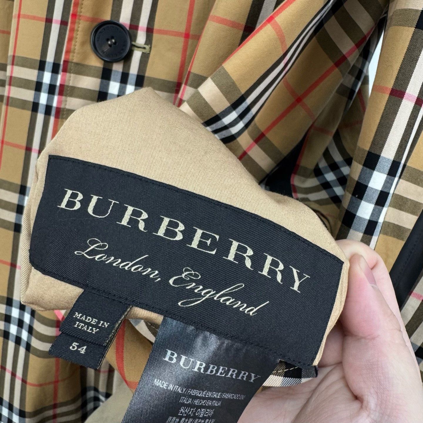 Burberry Burberry Double-Faced Check Trench Coat Size US L / EU 52-54 / 3 - 7 Thumbnail