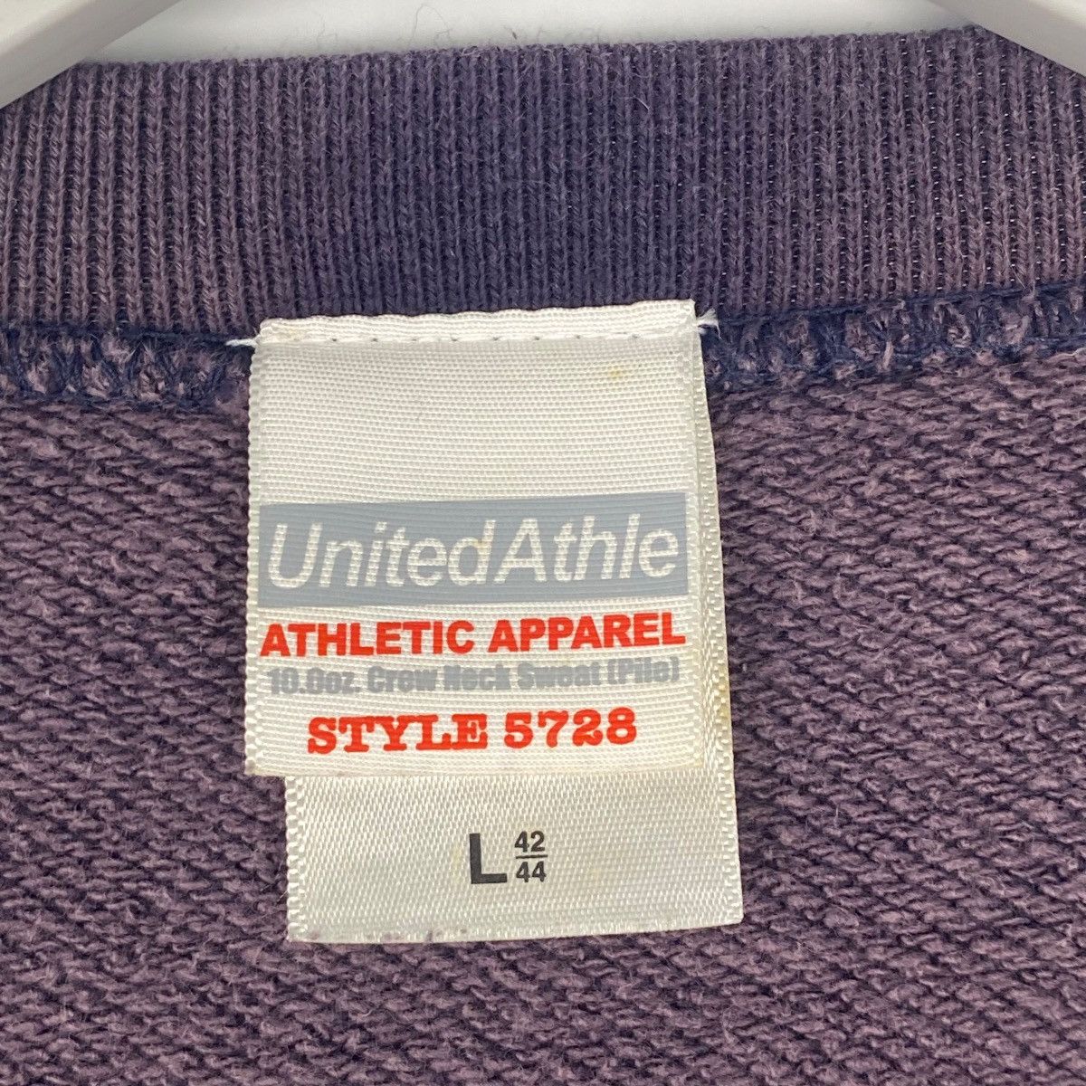 Other Vintage United Athletic Sweatshirt Big Printed NavyBlue Size US L / EU 52-54 / 3 - 7 Thumbnail