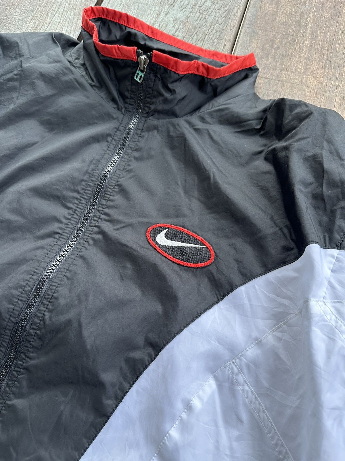 Nike Vintage nike windbreaker full zipper Size US XL / EU 56 / 4 - 4 Thumbnail