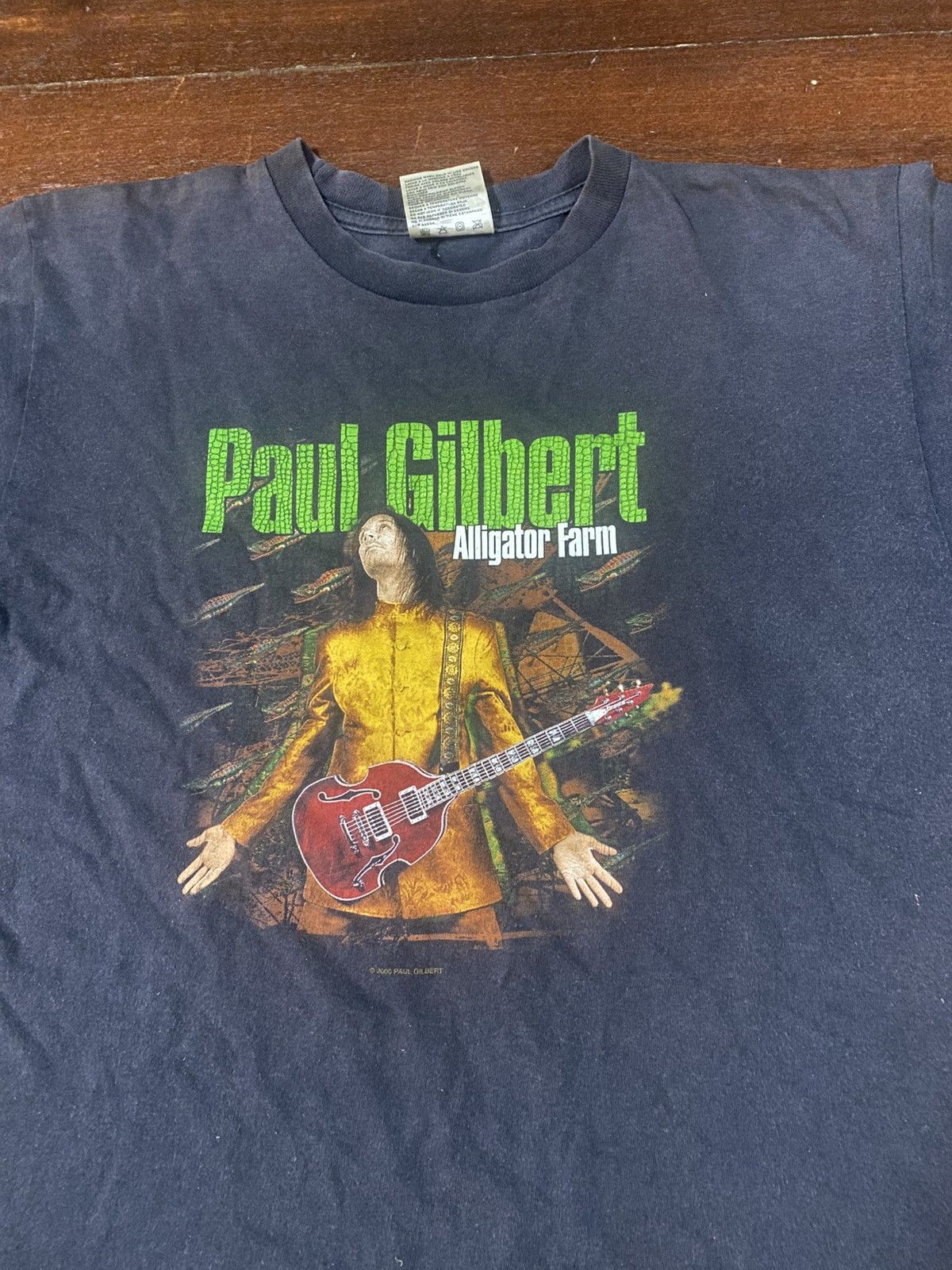 Vintage Rare vintage y2k paul gilbert guitar hard rock heavy metal Size US L / EU 52-54 / 3 - 3 Thumbnail