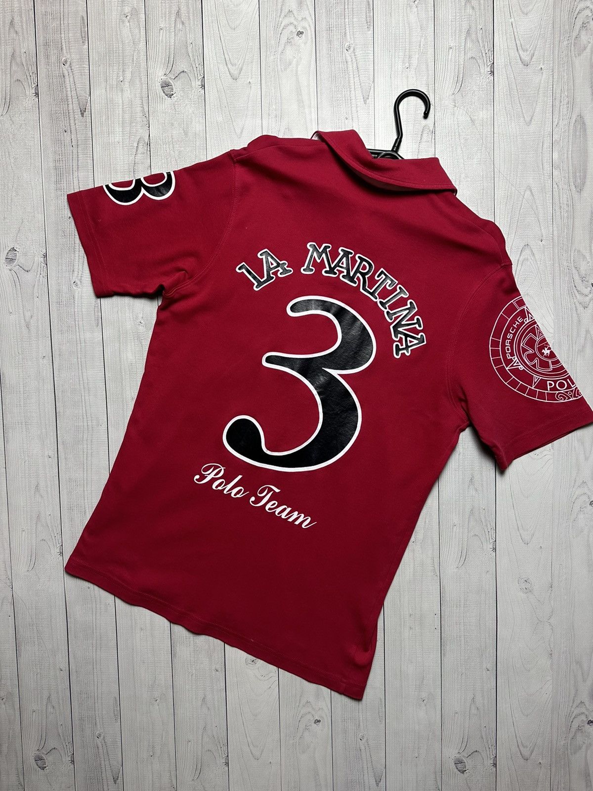 Vintage Vintage Polo L A Martina Porsche size L/XL logo rare Size US L / EU 52-54 / 3 - 2 Thumbnail