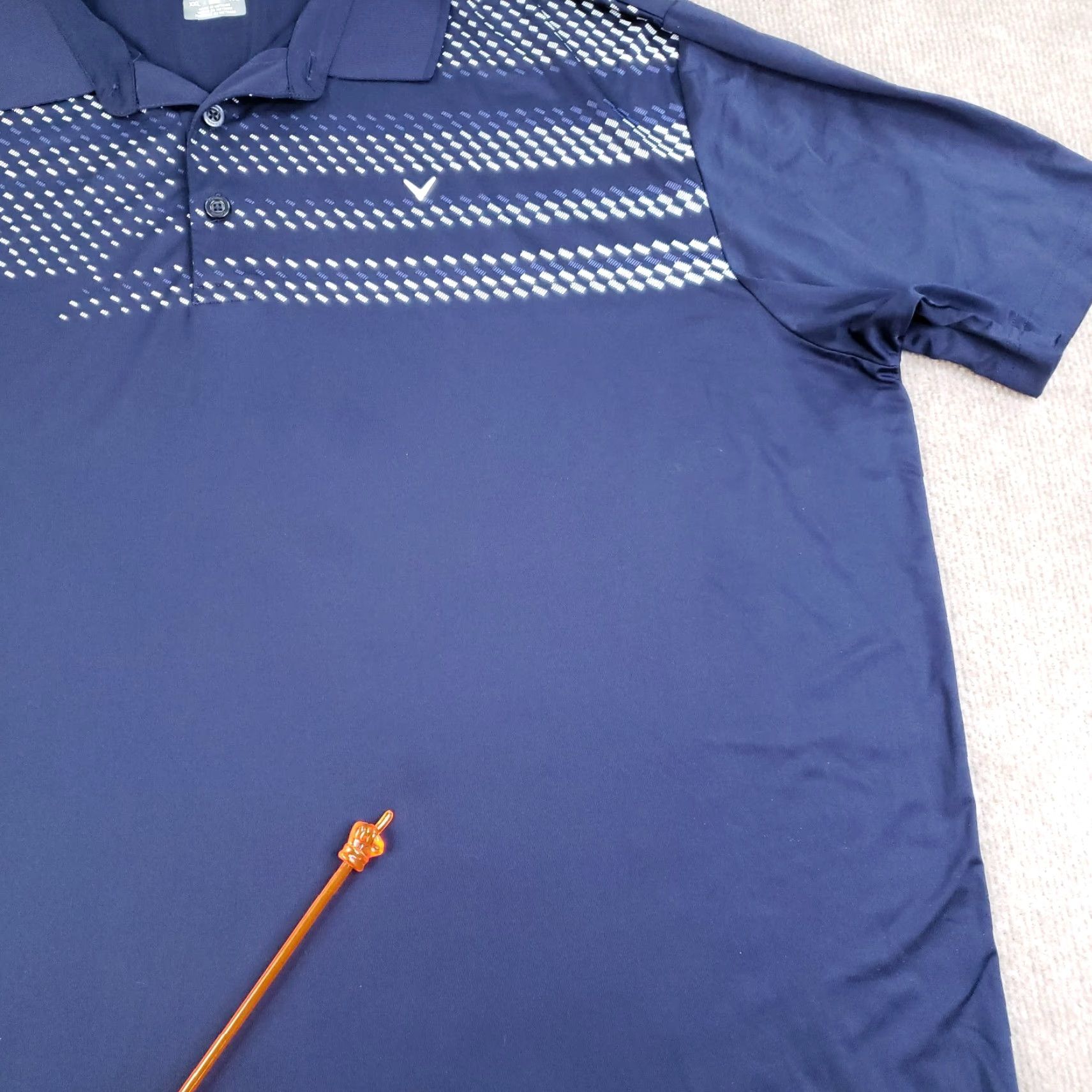 Callaway Callaway Polo Shirt Men 2XL Blue Golf Short Sleeve Stretch Wicking Polo Shirt Size US XXL / EU 58 / 5 - 6 Thumbnail