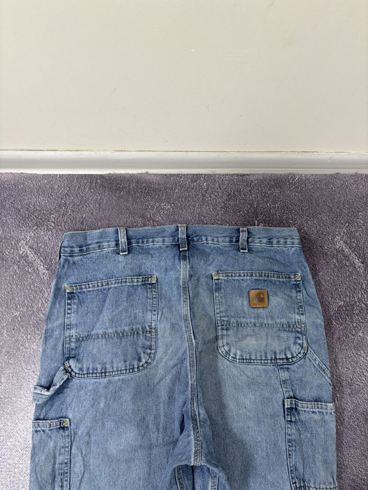 Carhartt Vintage Carhartt Y2K Loose Original Fit Blue Baggy Jeans Size US 36 / EU 52 - 7 Thumbnail