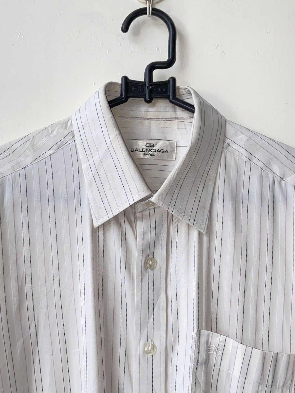 Balenciaga BALENCIAGA Striped Shirt Size US S / EU 44-46 / 1 - 12 Thumbnail